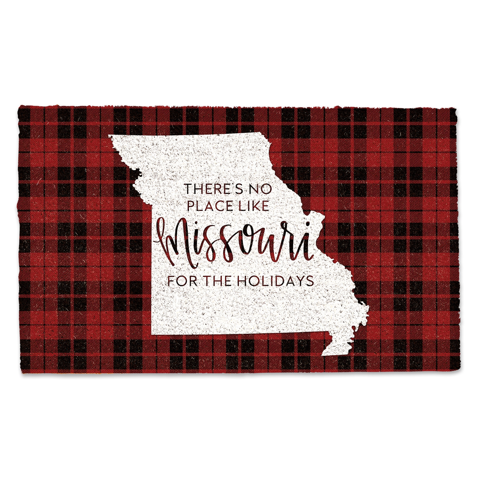 There's No Place Like Missouri for the Holidays Doormat