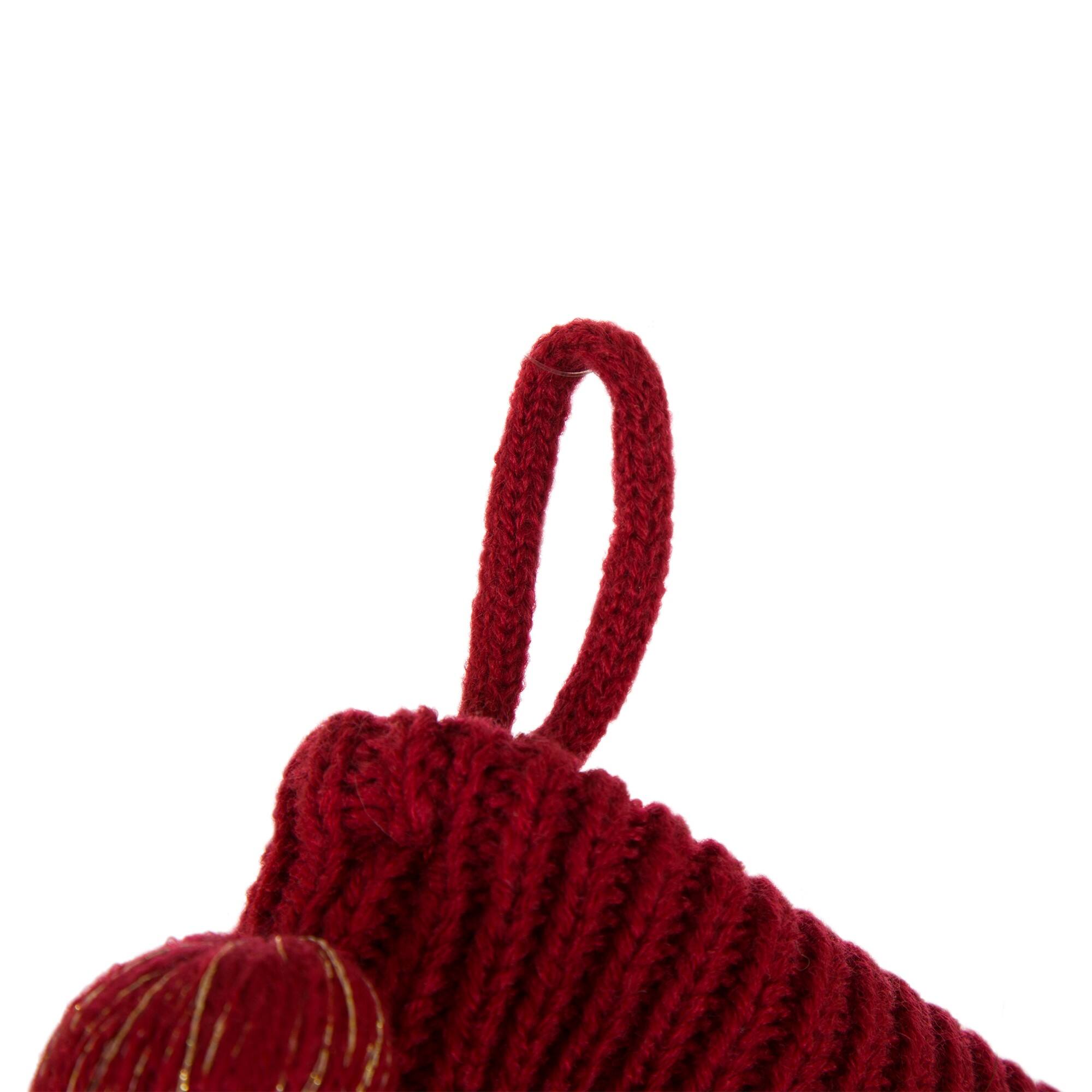 Glitzhome® Red Snowflake Tree Skirt & Stockings Set