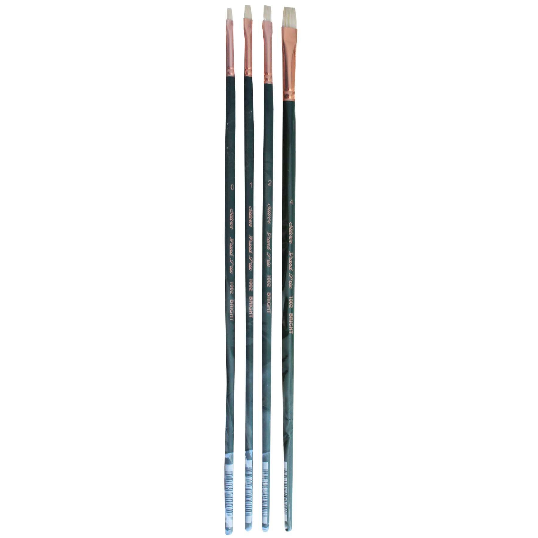 Silver Brush Limited Grand Prix® Small Brights Brush Set