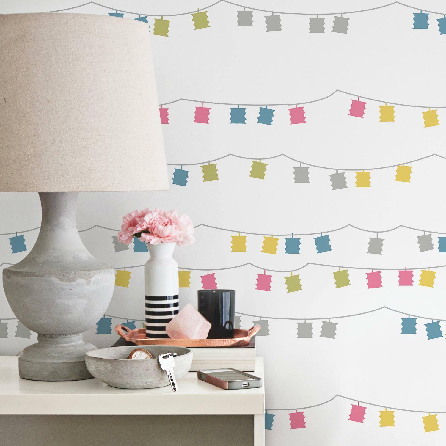 RoomMates Lanterns Peel & Stick Wallpaper
