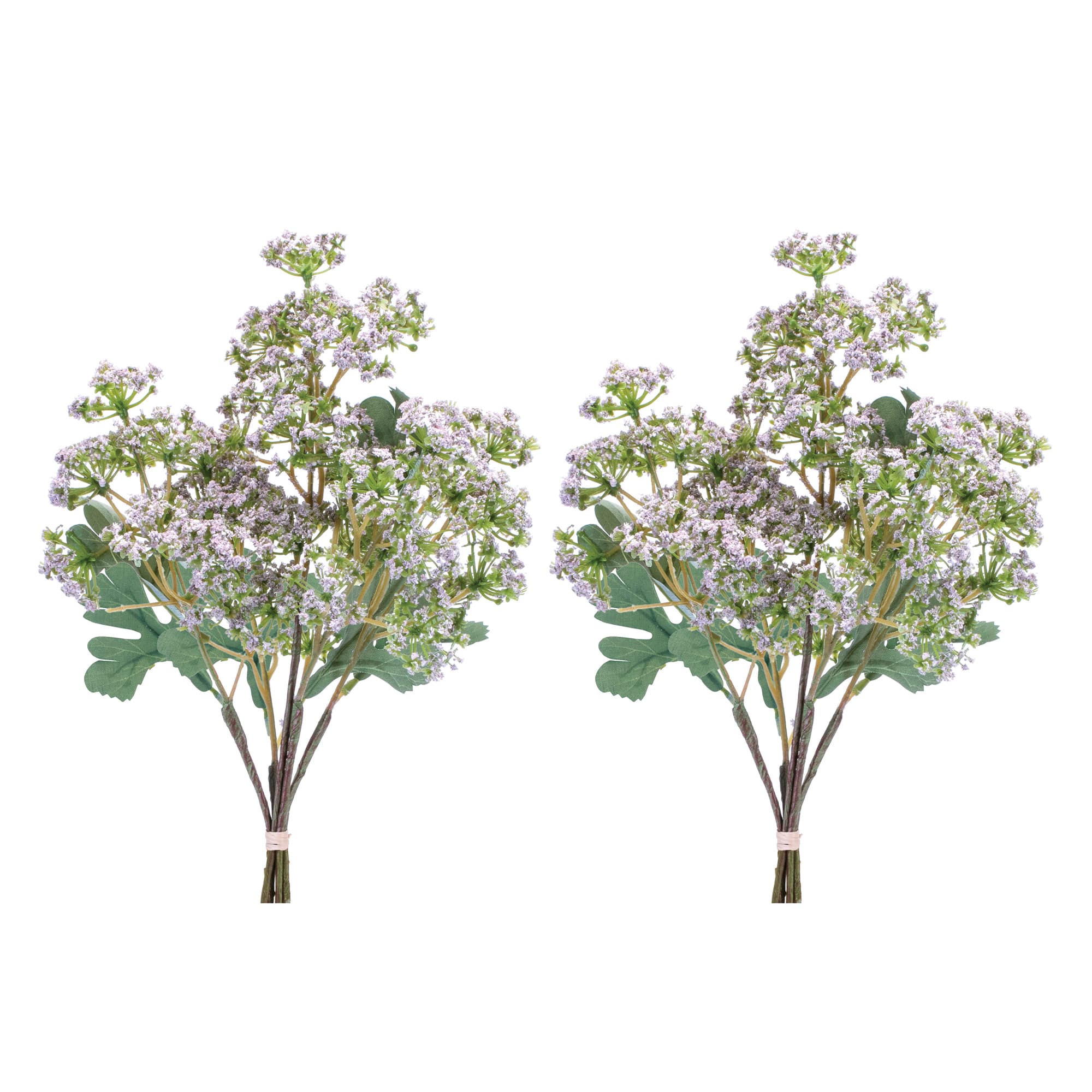 15.25" Purple Angelica Floral Bundles, 2ct.