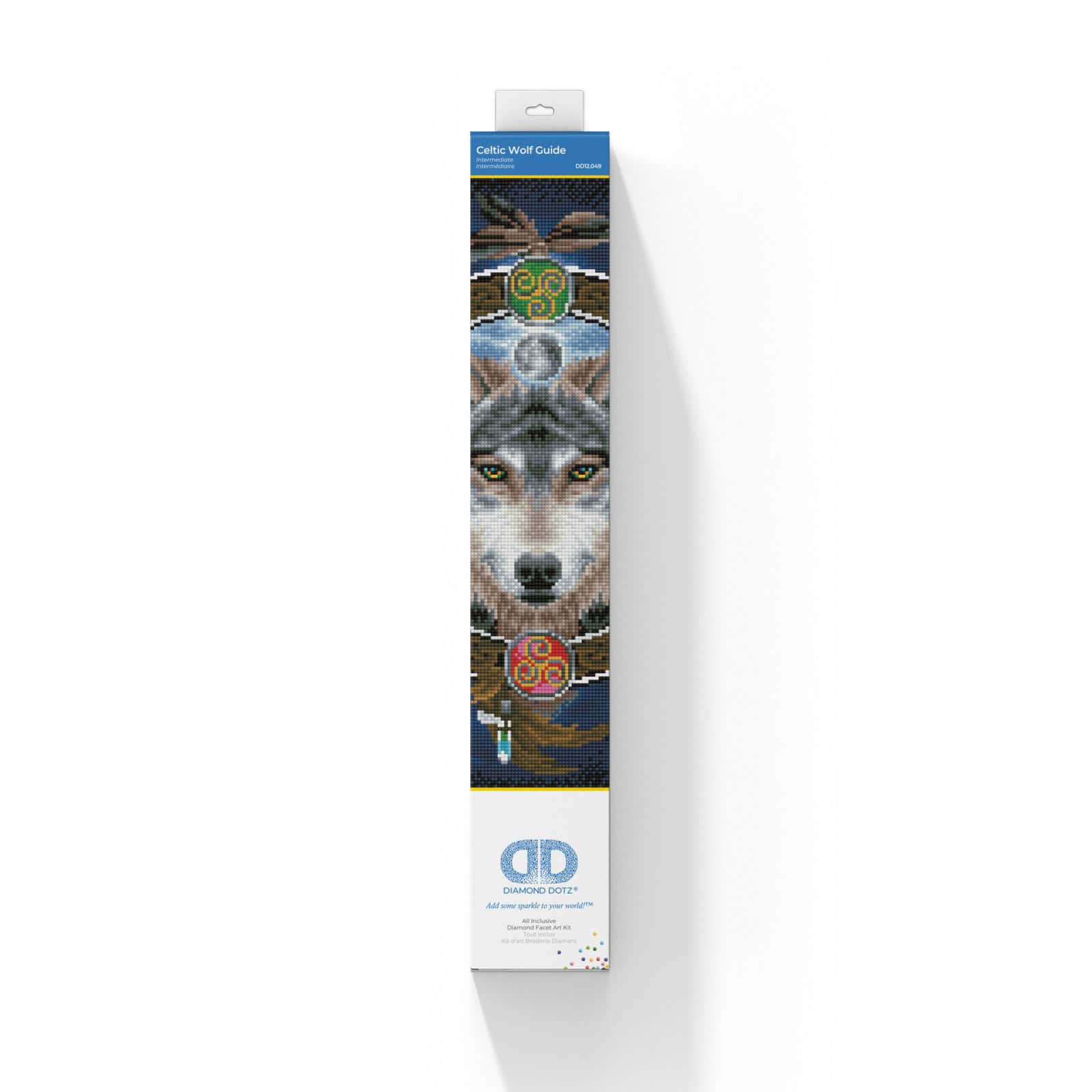 Diamond Dotz® Celtic Wolf Guide Diamond Painting Kit