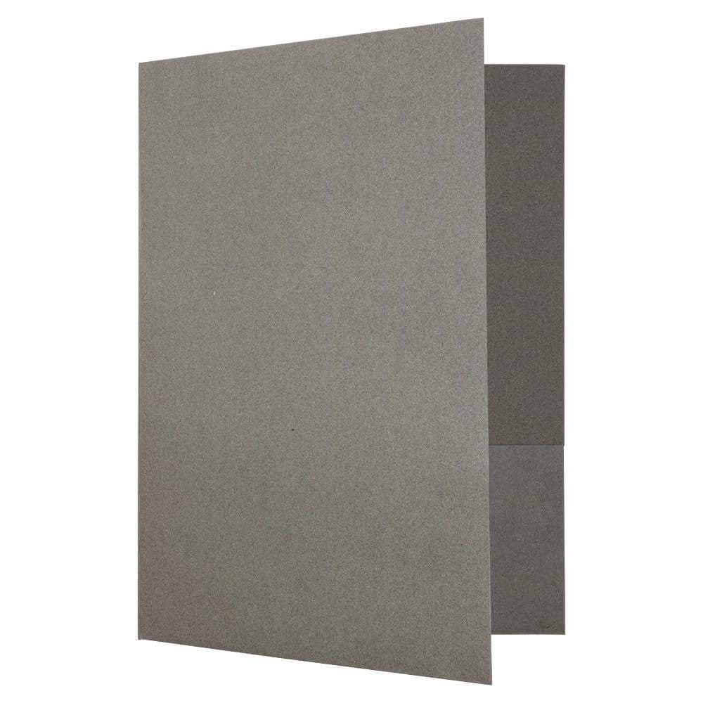 JAM Paper 2-Pocket Textured Linen Business Folders, 6ct.