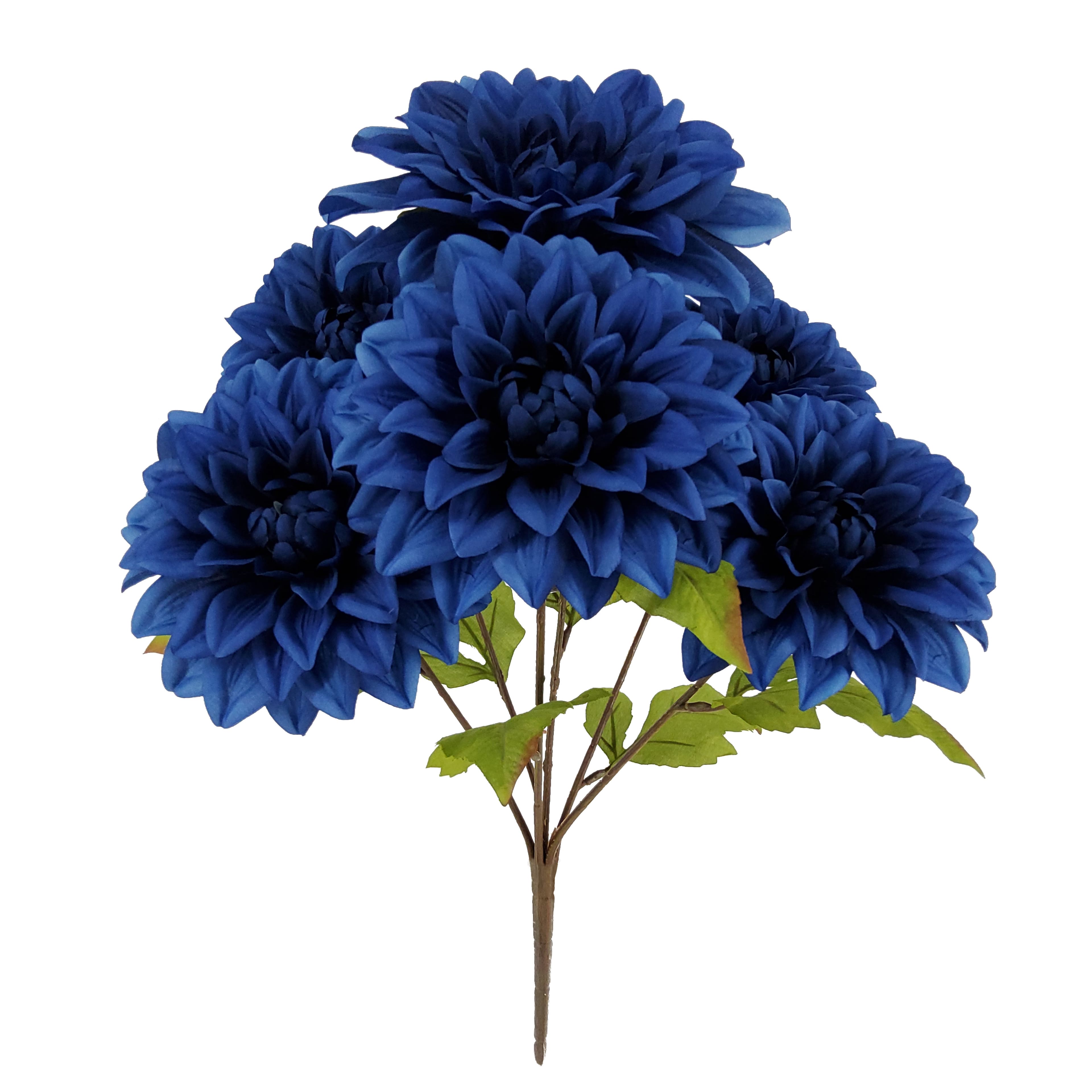 19.5" Dahlia Bush by Ashland&reg; in Blue | Michaels&reg;