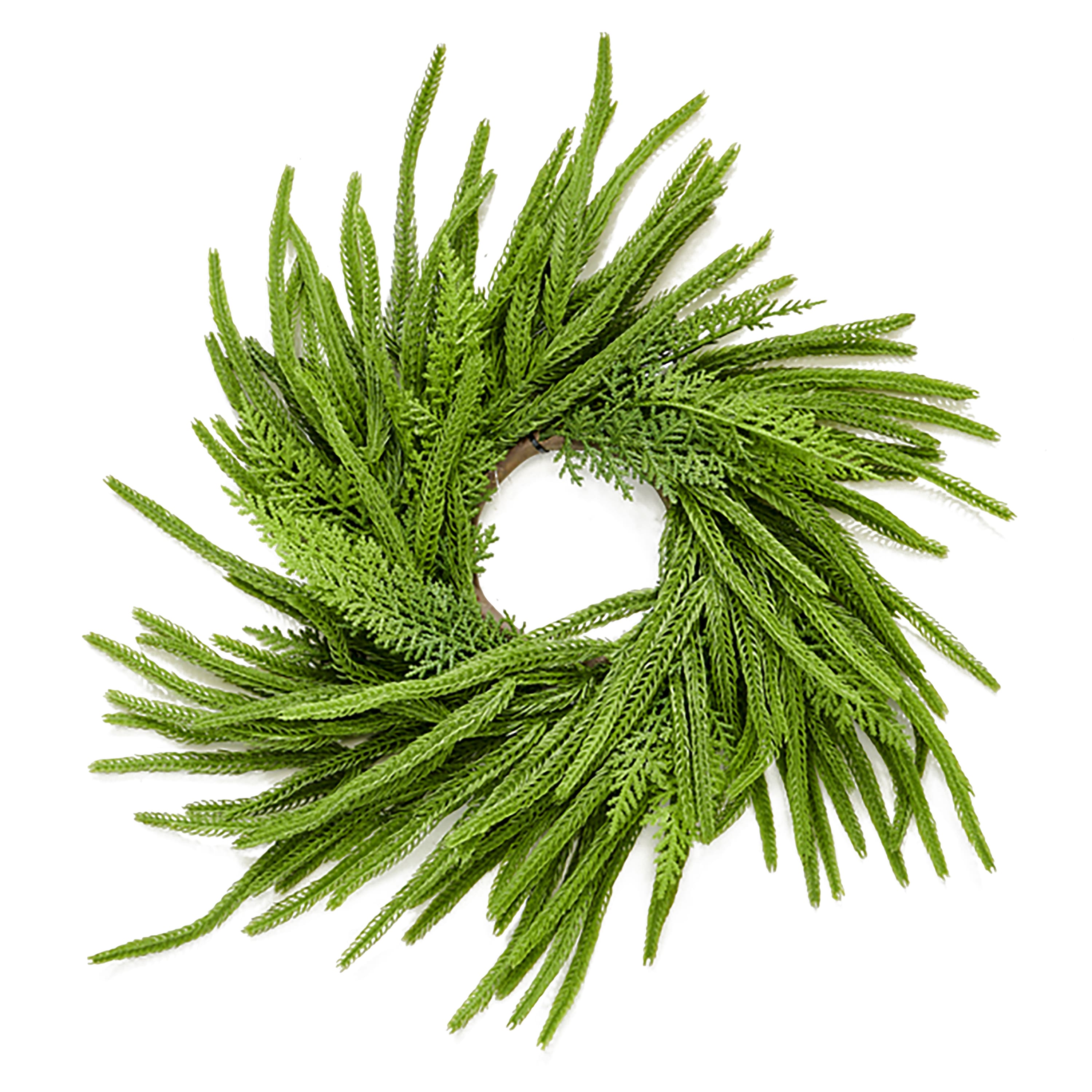 Worth Imports 20" Artificial Christmas Cedar Centerpiece Wreath