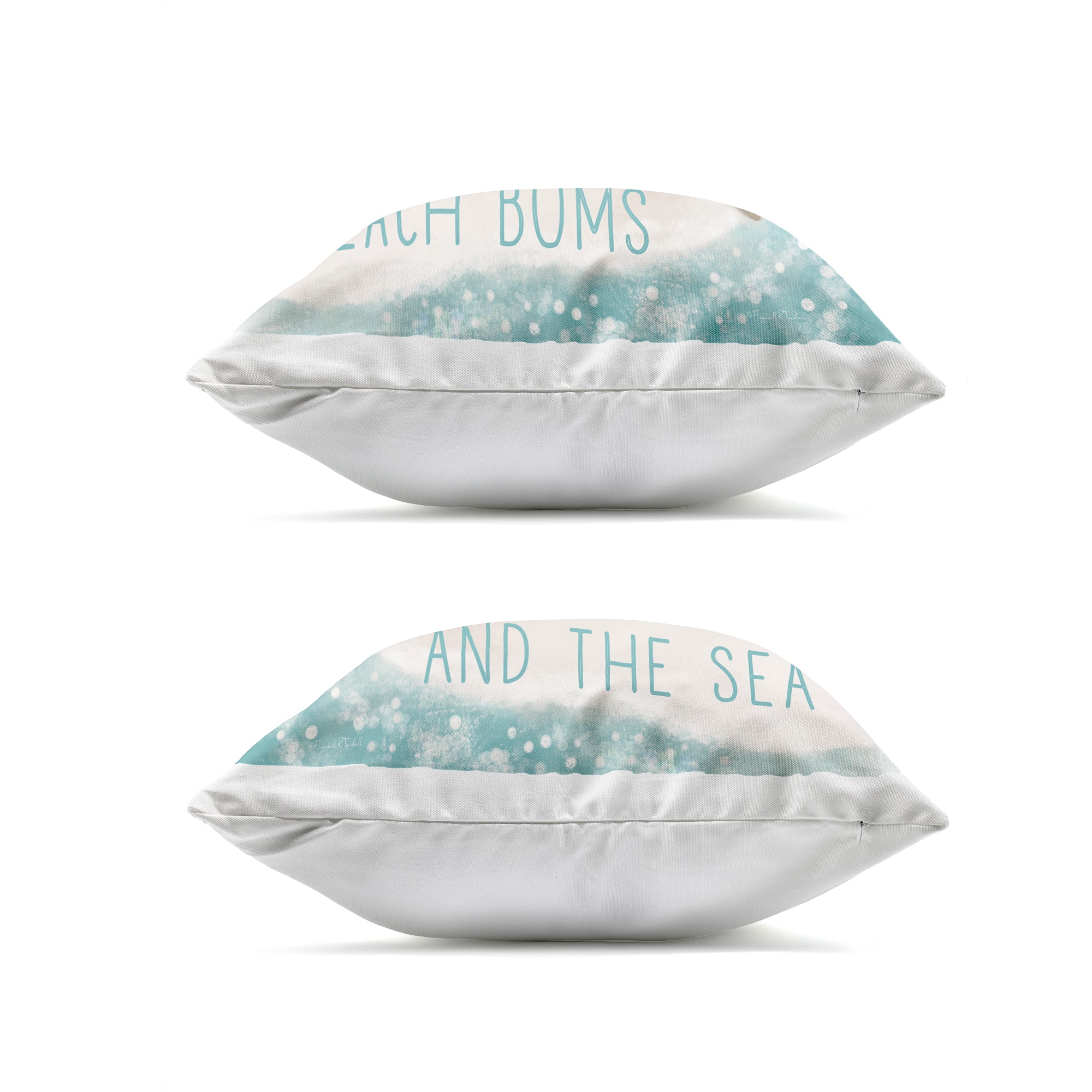 Stupell Industries Romantic Beach Lover Phrases Print Outdoor Throw Pillow Set