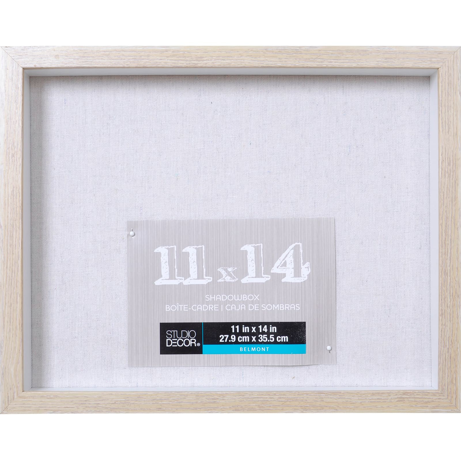 Blonde Belmont Shadow Box by Studio Décor®