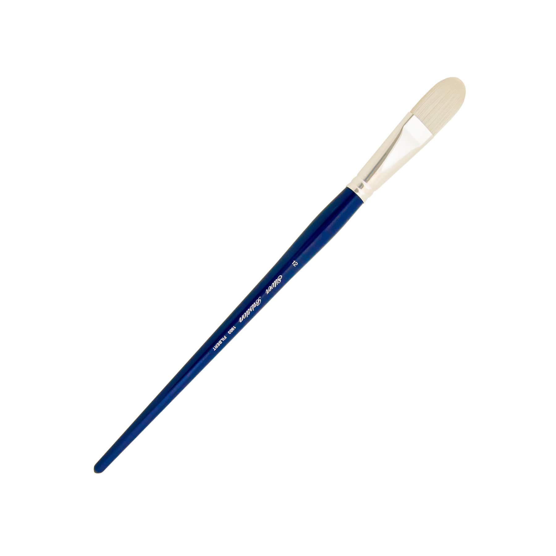 Silver Brush Limited Bristlon® Series 1903 Size 12 Long Handle Filbert Brush