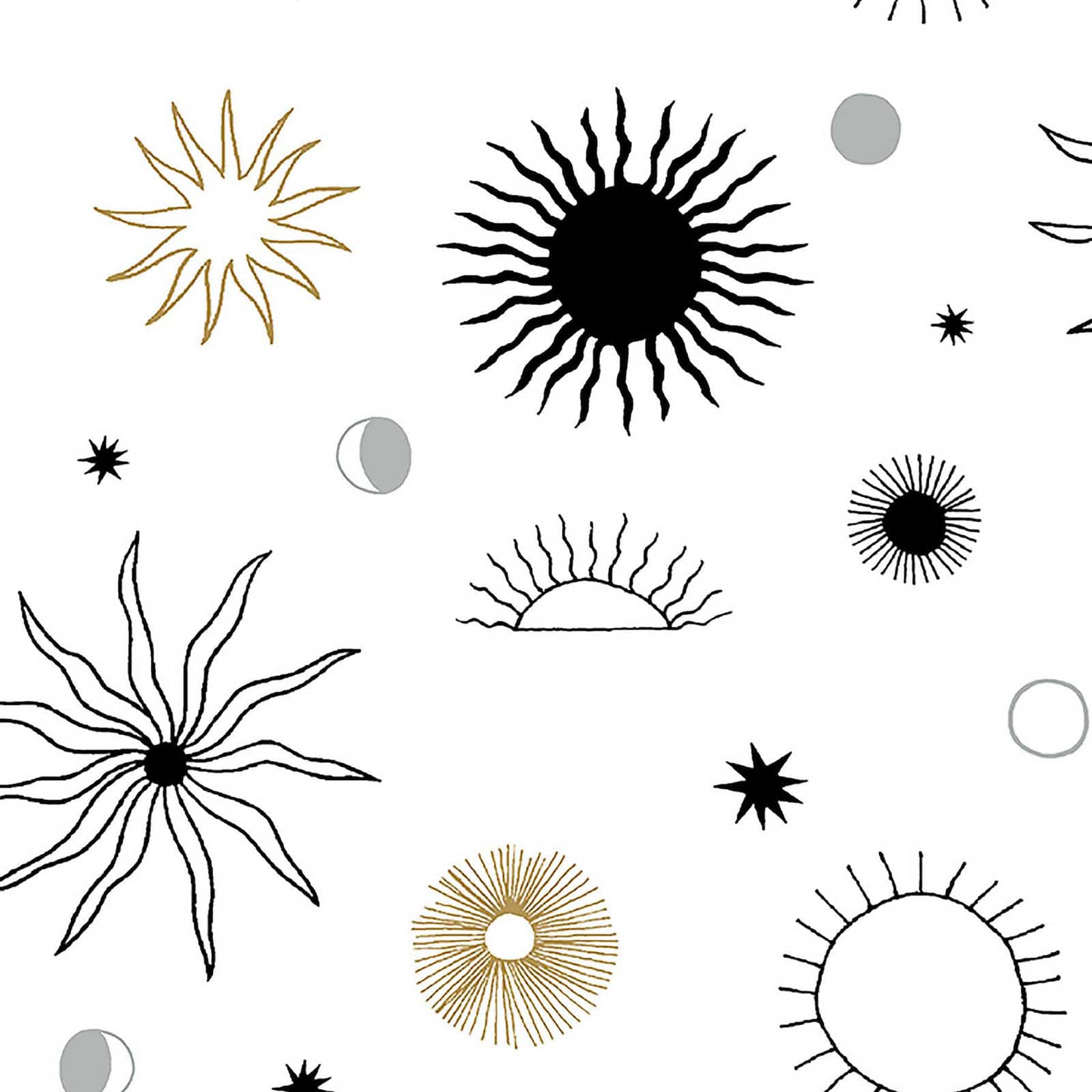 Elana Gabrielle Sun Phases Peel & Stick Wallpaper