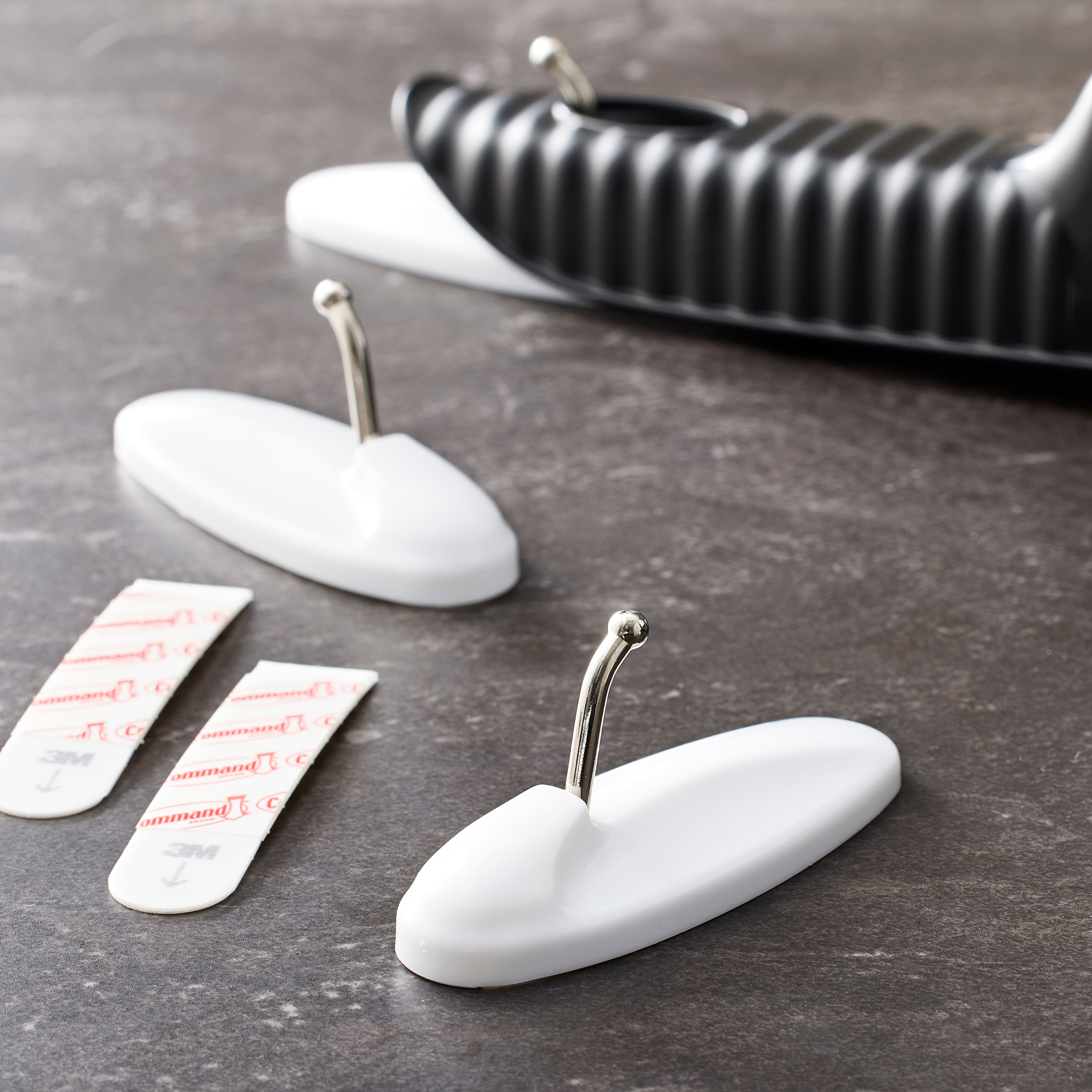 12 Packs: 2 ct. (24 total) Command® Medium White Wire Hooks