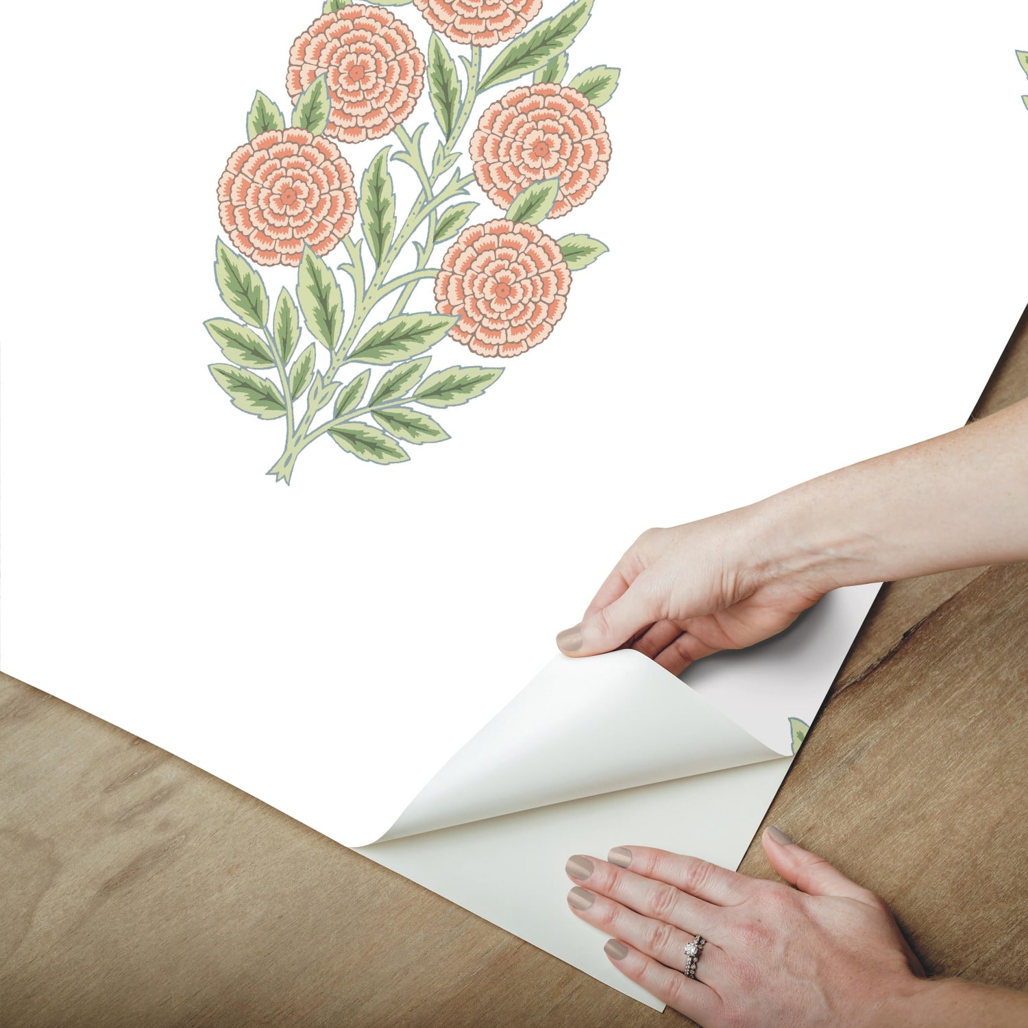 RoomMates Tamara Day Dutch Floral Peel & Stick Wallpaper