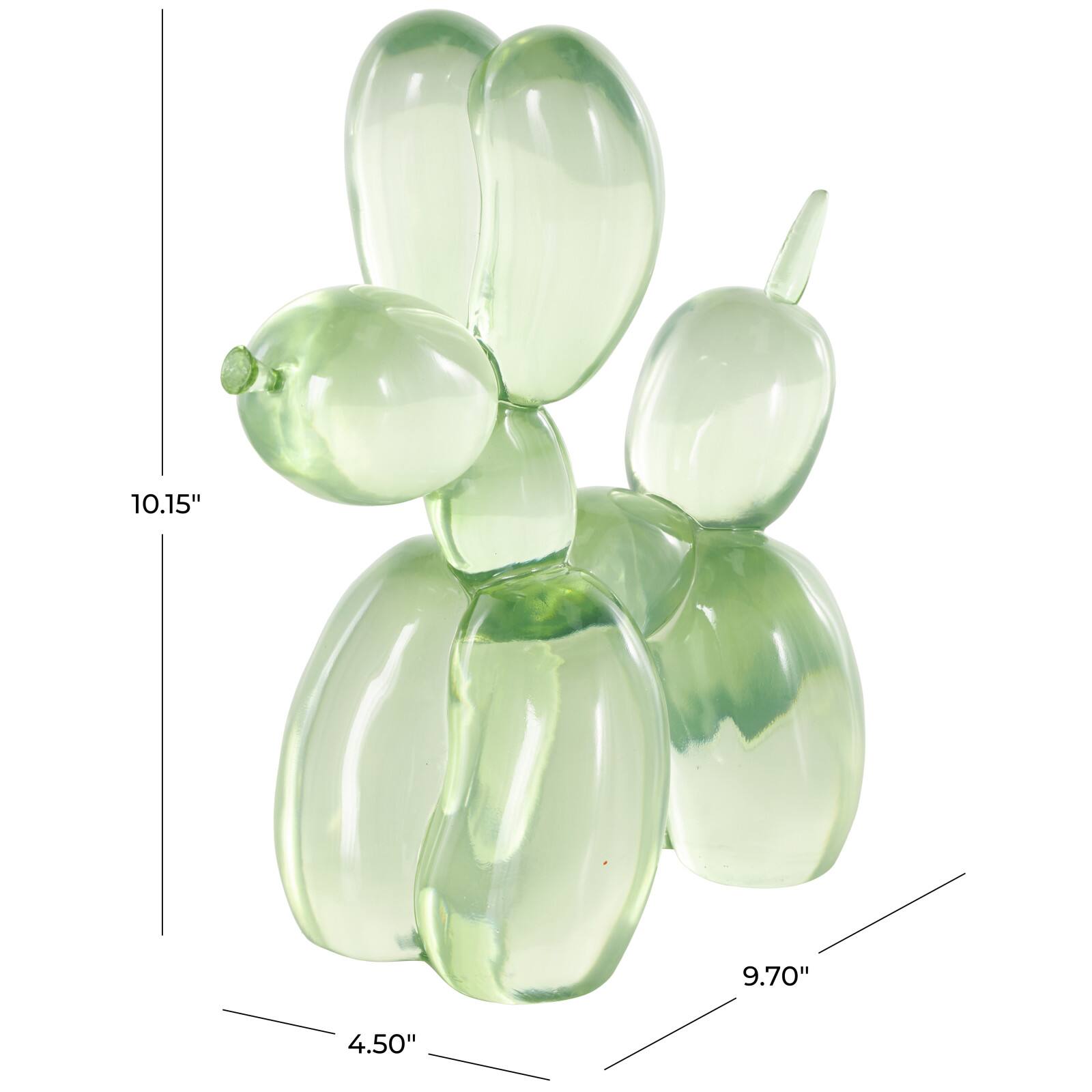 10" Tinted Balloon Dog Sculpture