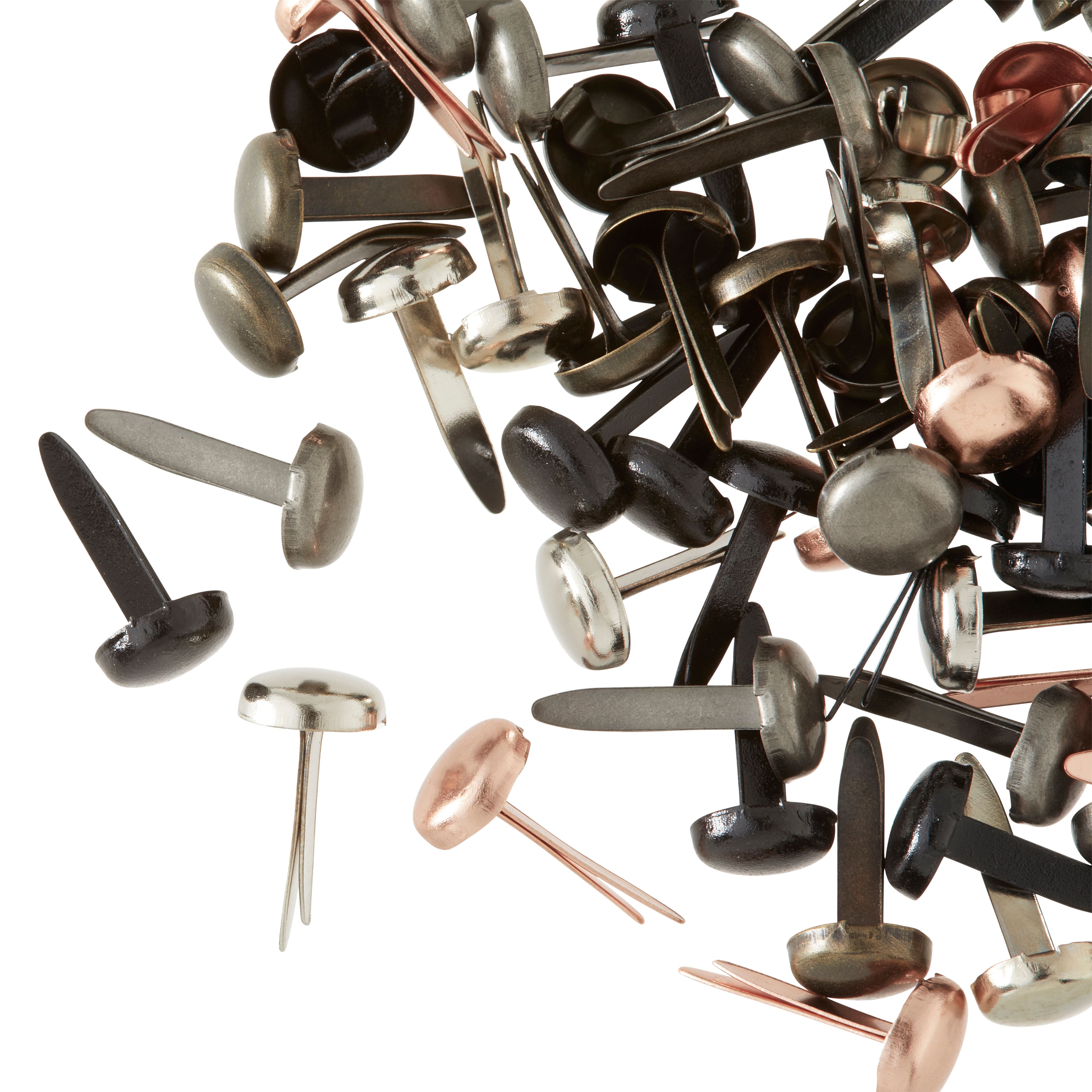 12 Packs: 80 ct. (960 total) Metallic Circle Brads by Recollections™