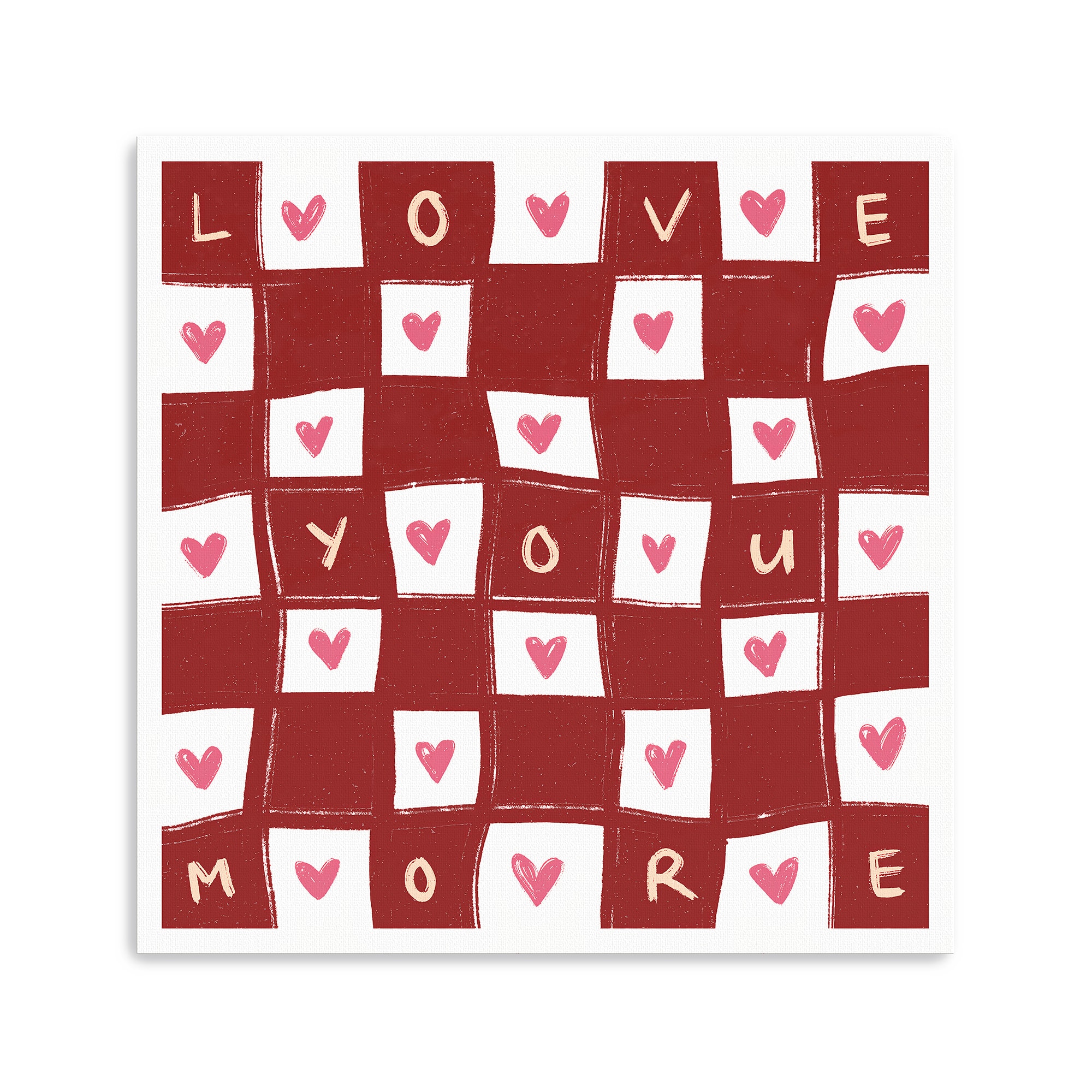 Love U More Canvas Giclée Art