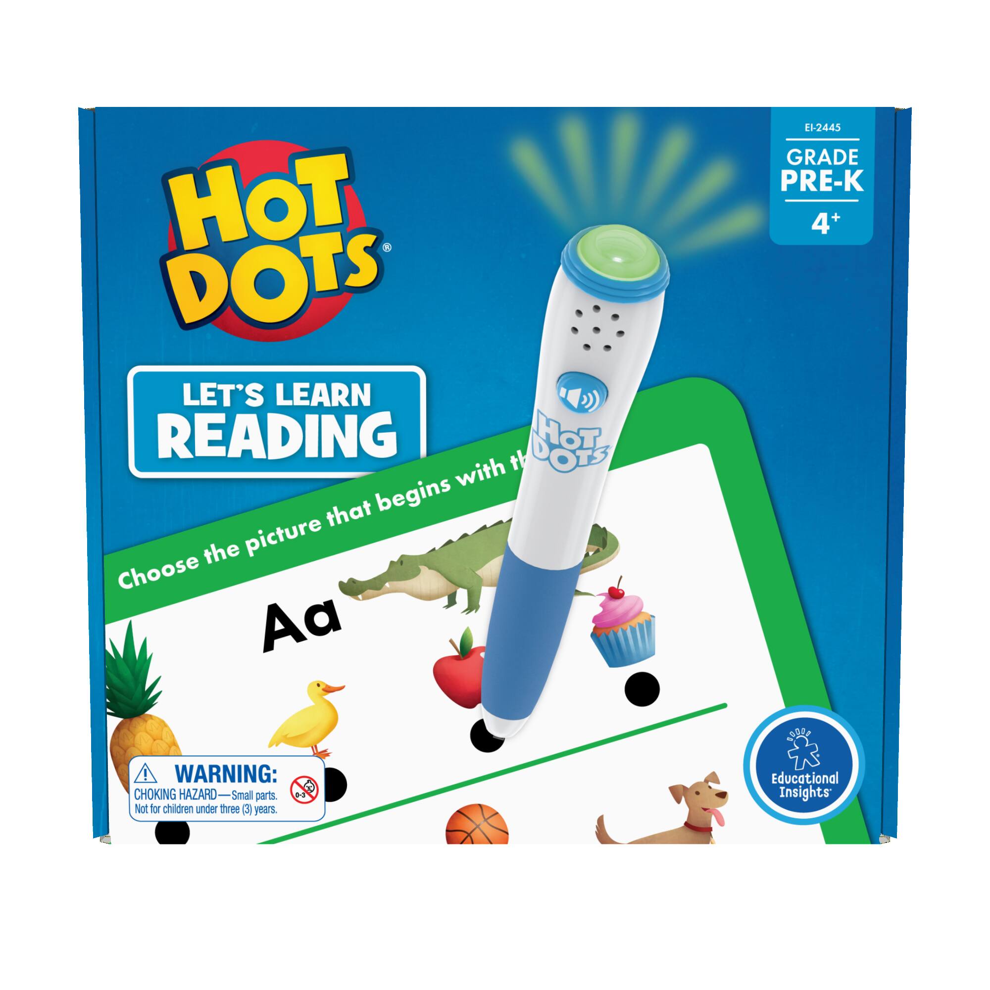 Hot Dots Let's Learn Pre-K Reading!