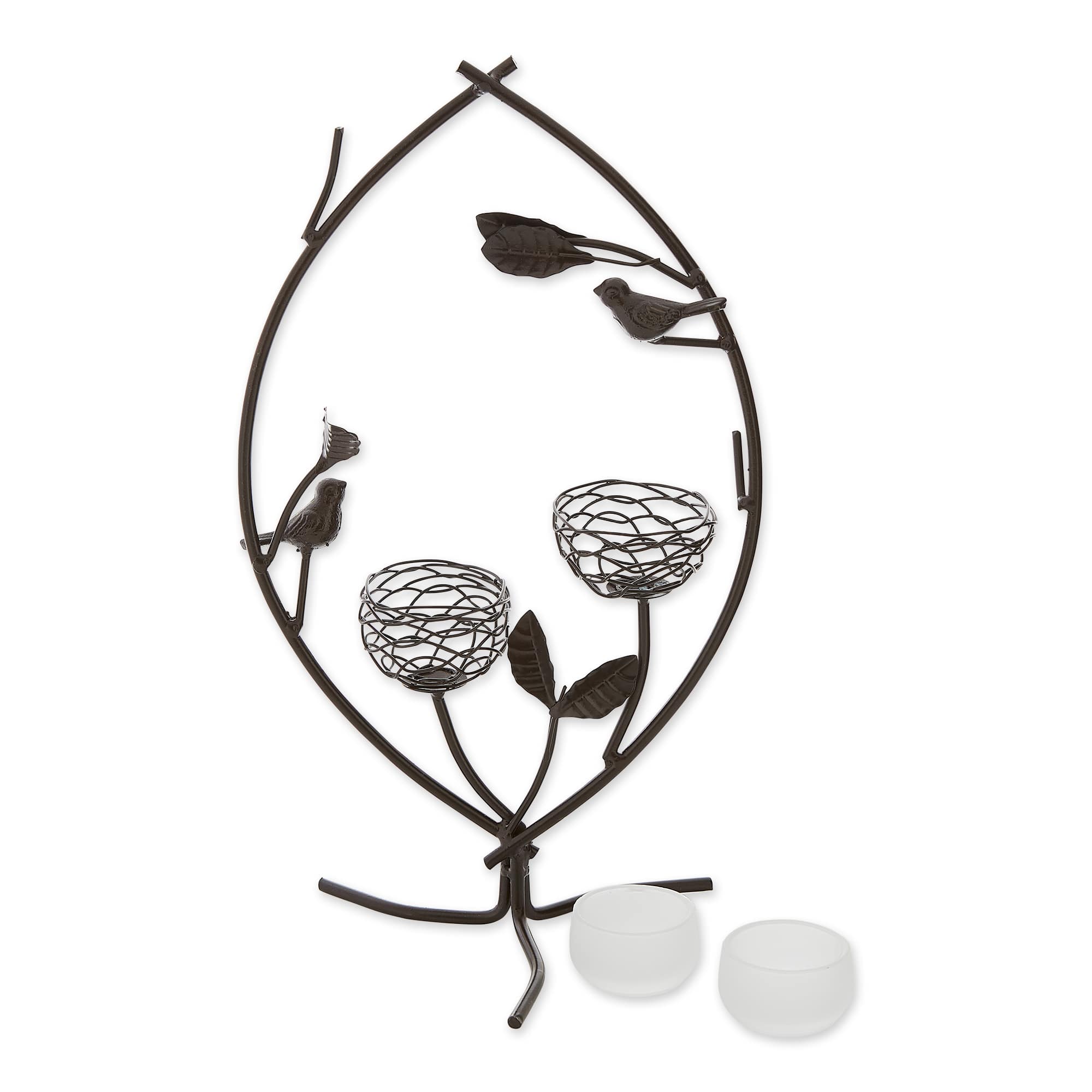 14" Harmony Birdies Tealight Holder