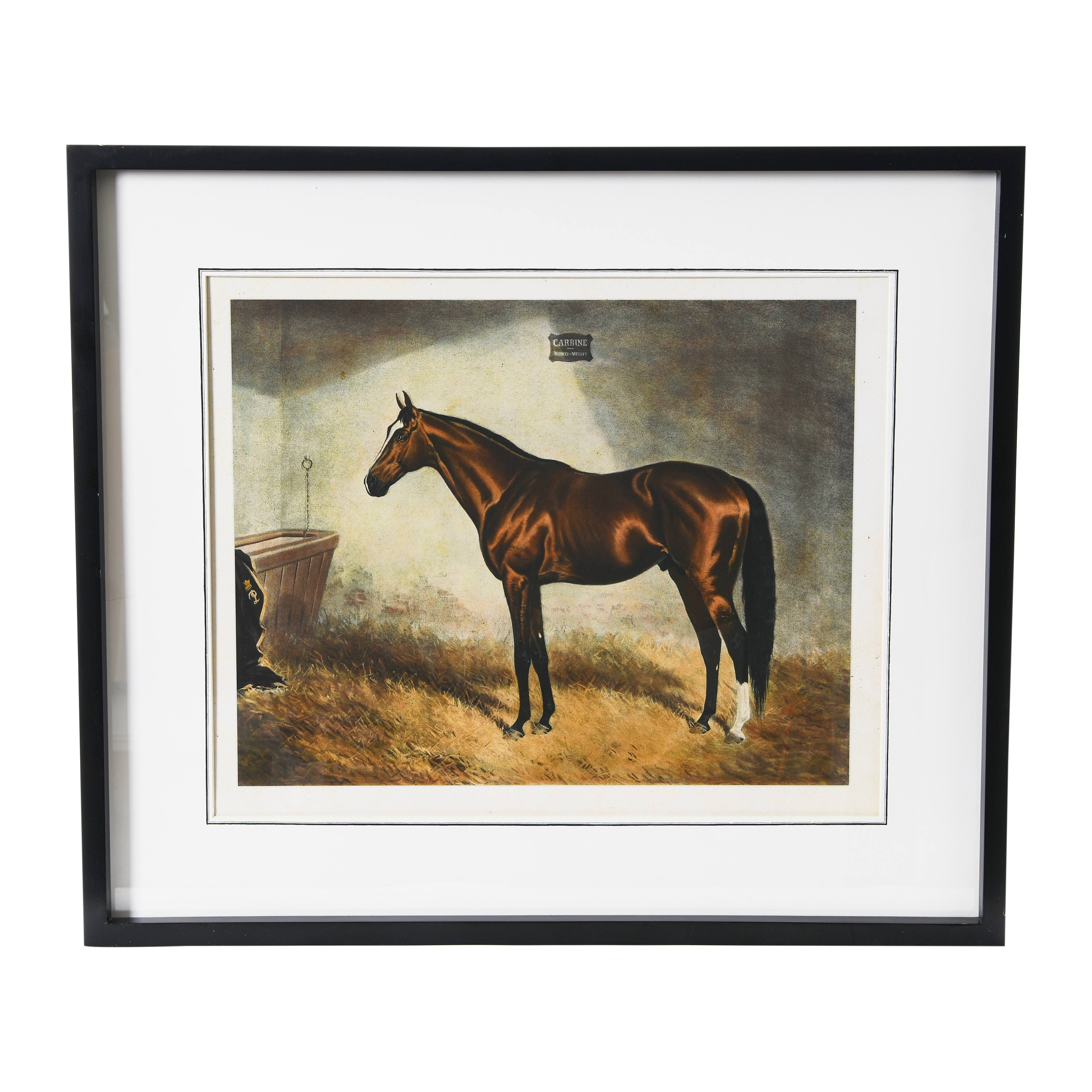 Hello Honey® Framed Horse Print Wall Hanging