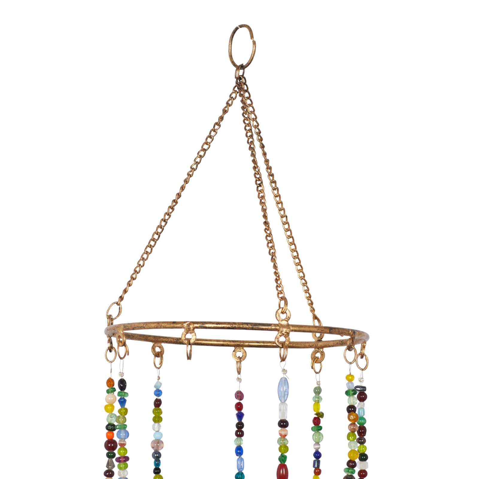 Gold Elephants Metal Eclectic Windchime