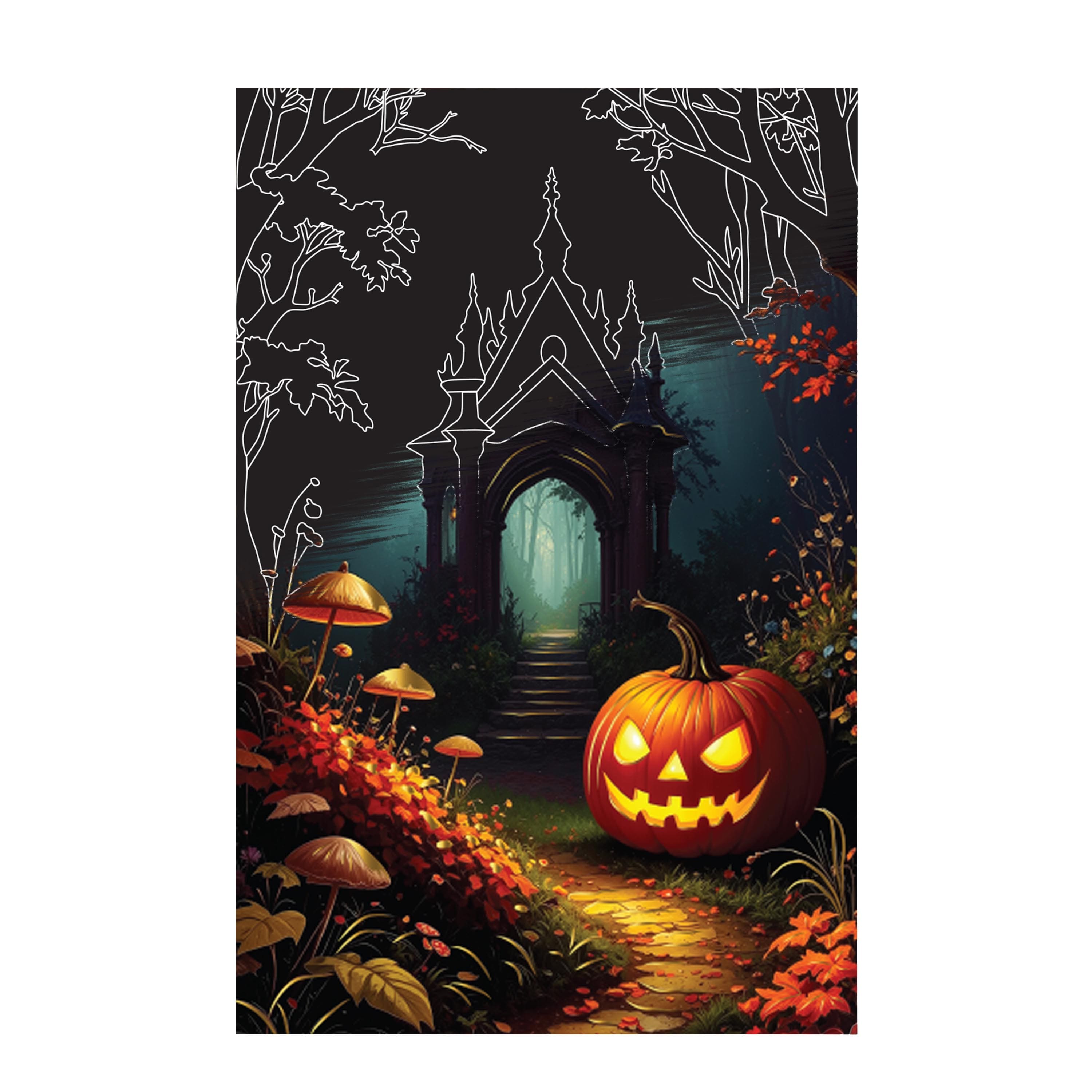 Brea Reese® Mini Spooky Forest Scratch Art Paper Pad