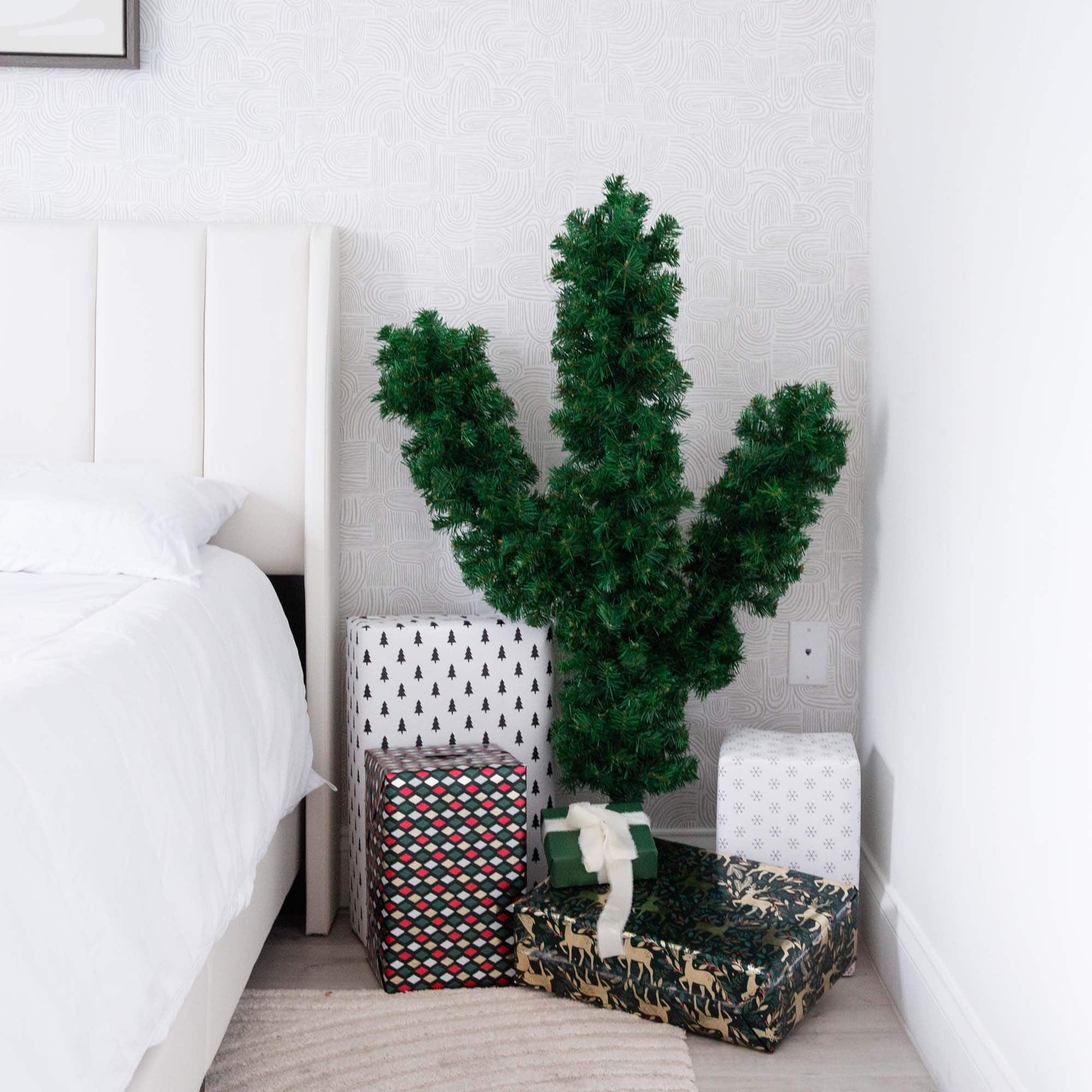 4ft. Unlit Green Cactus Artificial Christmas Tree
