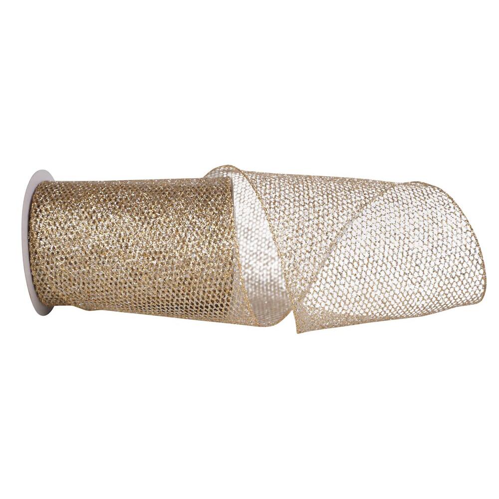 JAM Paper 6" x 10yd. Grand Net Glitter Wired Mesh