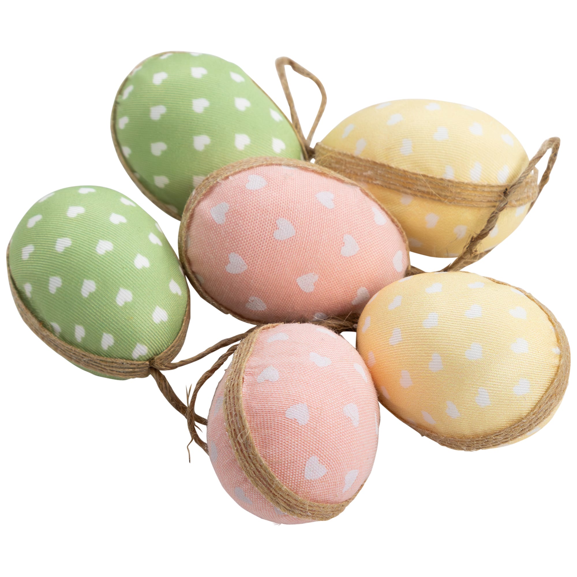 2" Pastel Easter Egg Ornament Décor, 6ct.