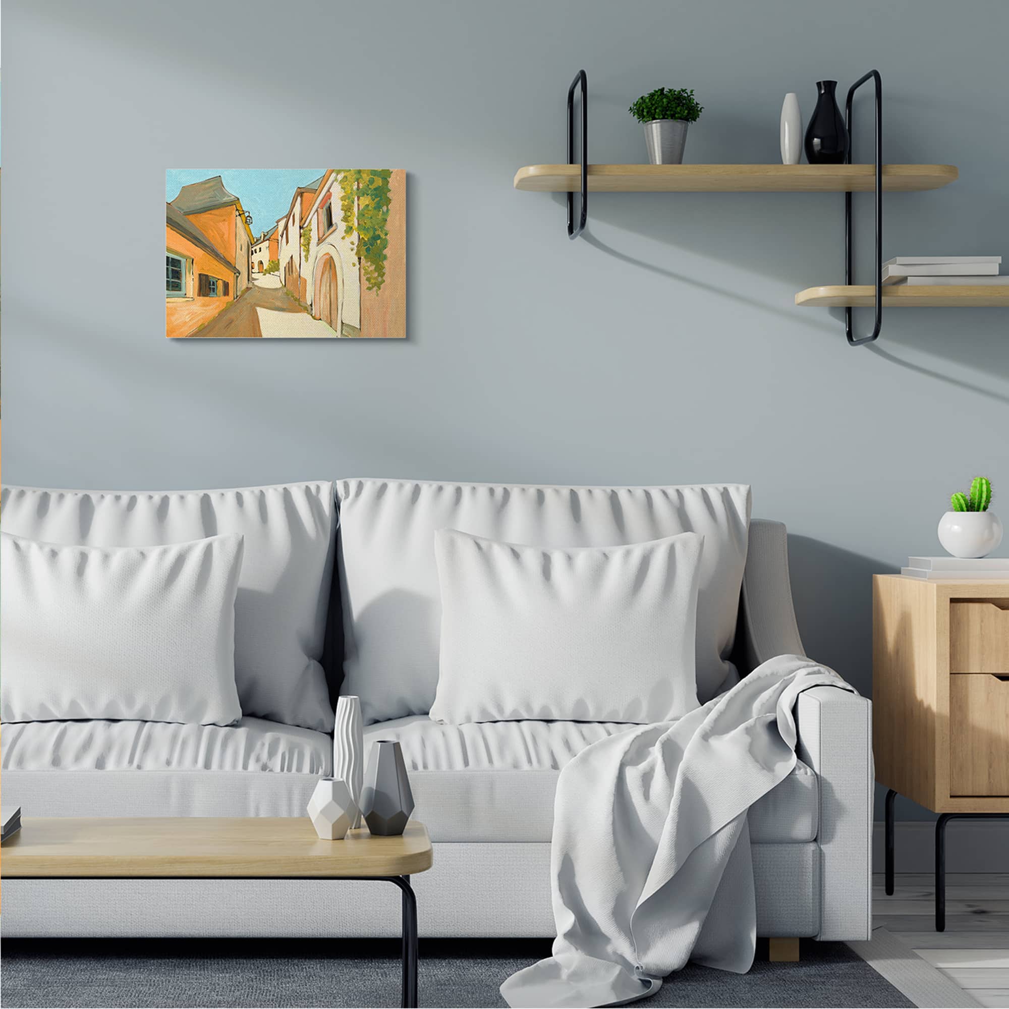 Stupell Industries European Country Road Canvas Wall Art