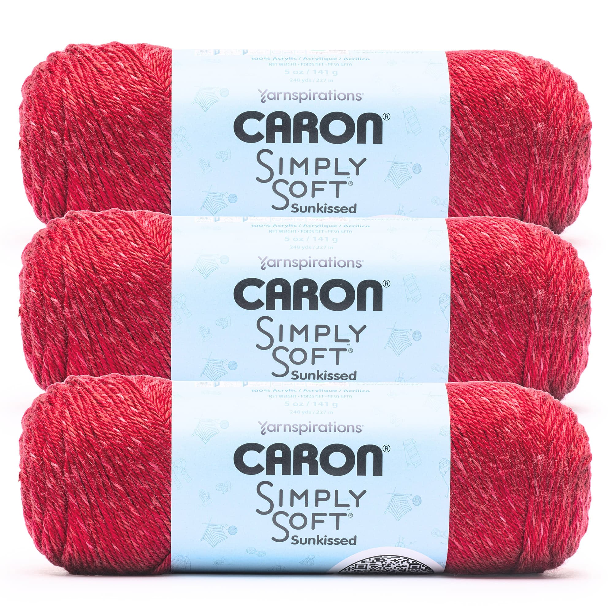 3 Pack Caron® Simply Soft Sunkissed™ Tonal Yarn