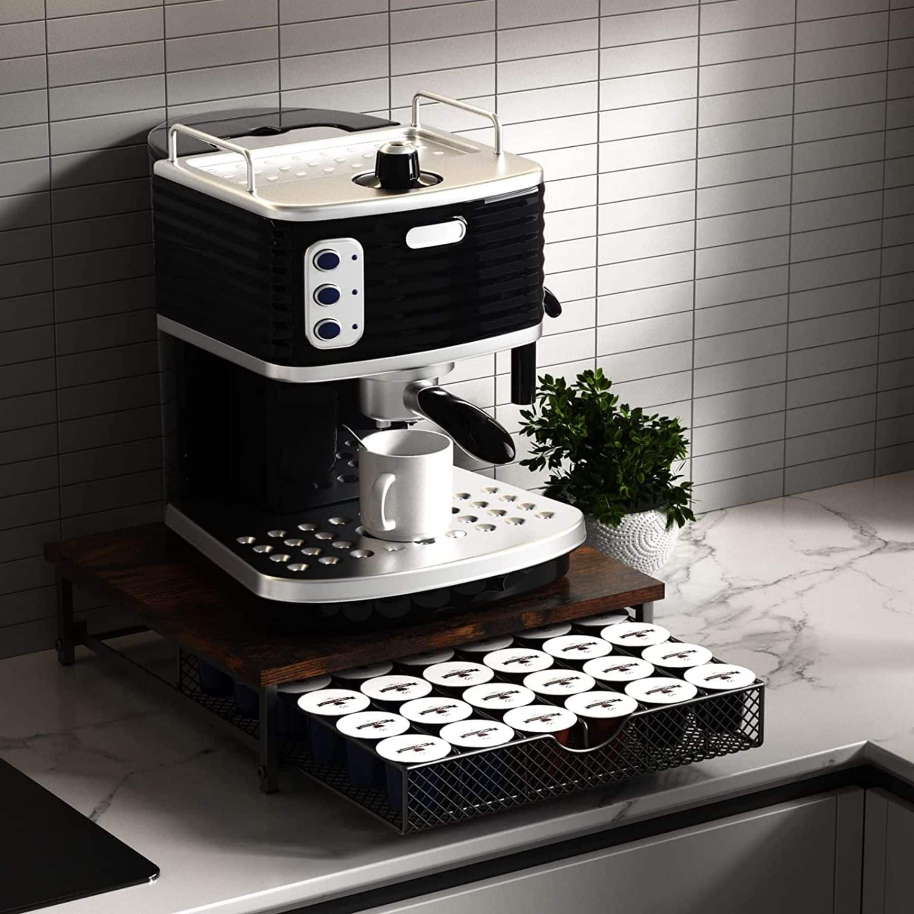 NEX™ Coffee Holder with  Storage Drawer for K-Cups