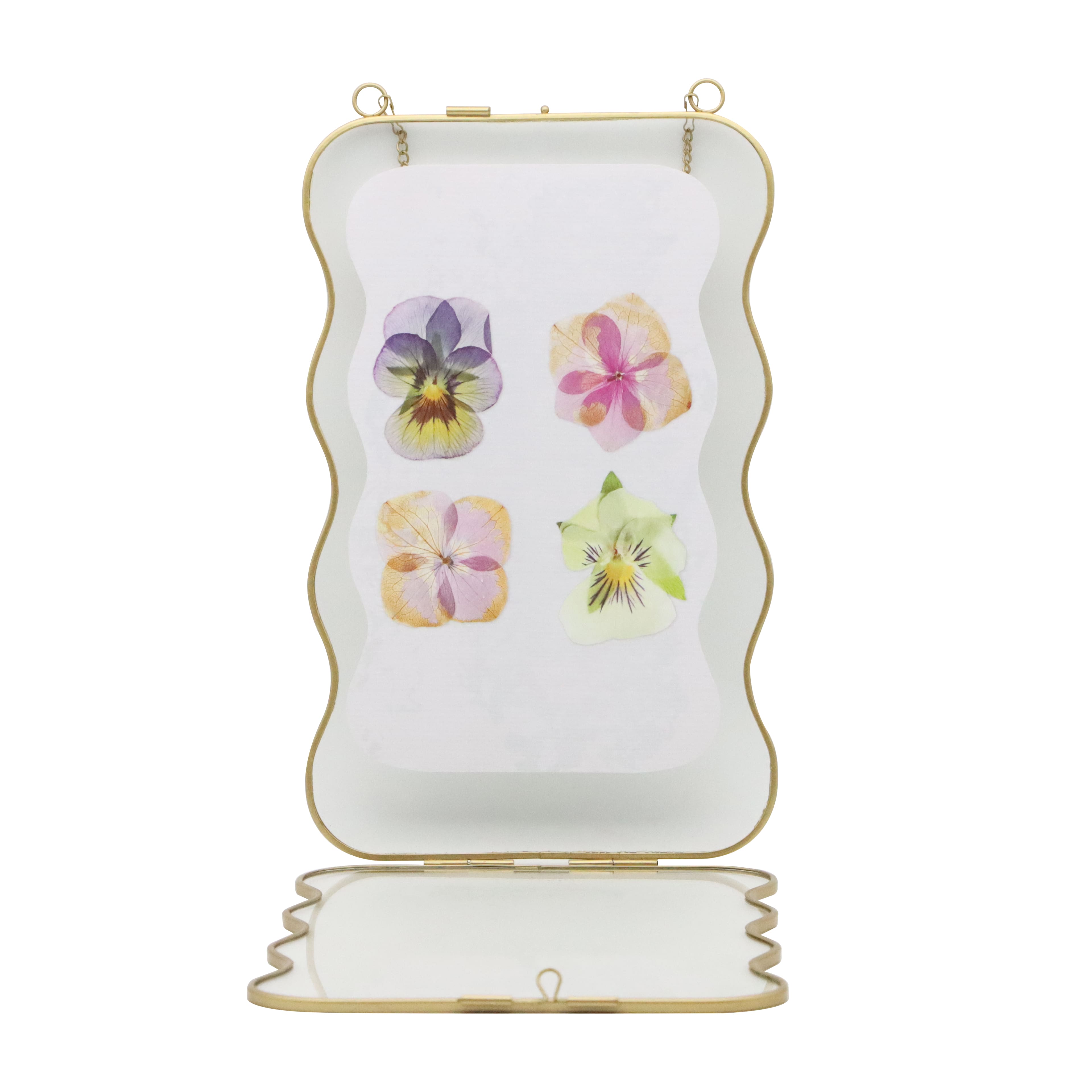 6" x 10" Wavy Edge Hanging Glass Frame by Ashland®