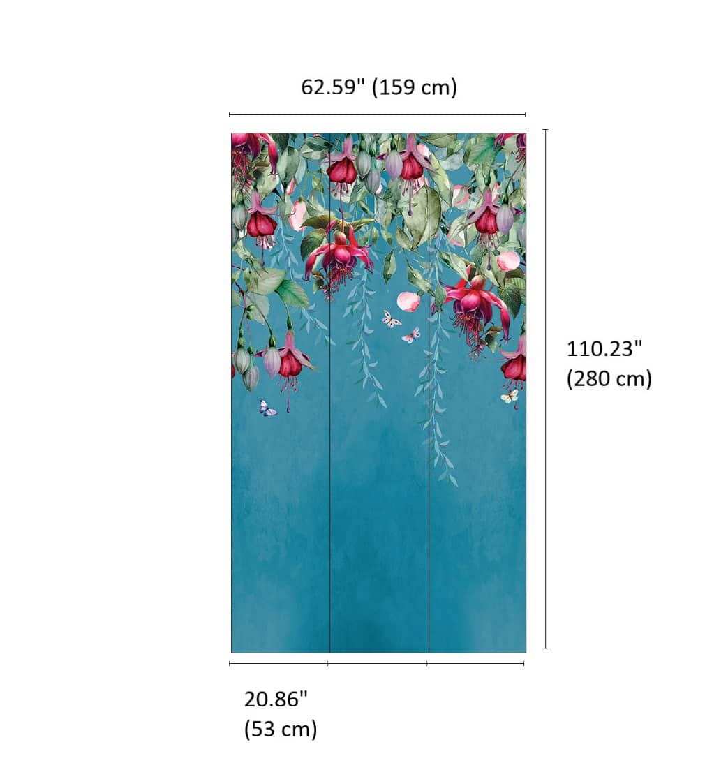 Designs Direct Hanging Blooms Wall Mural
