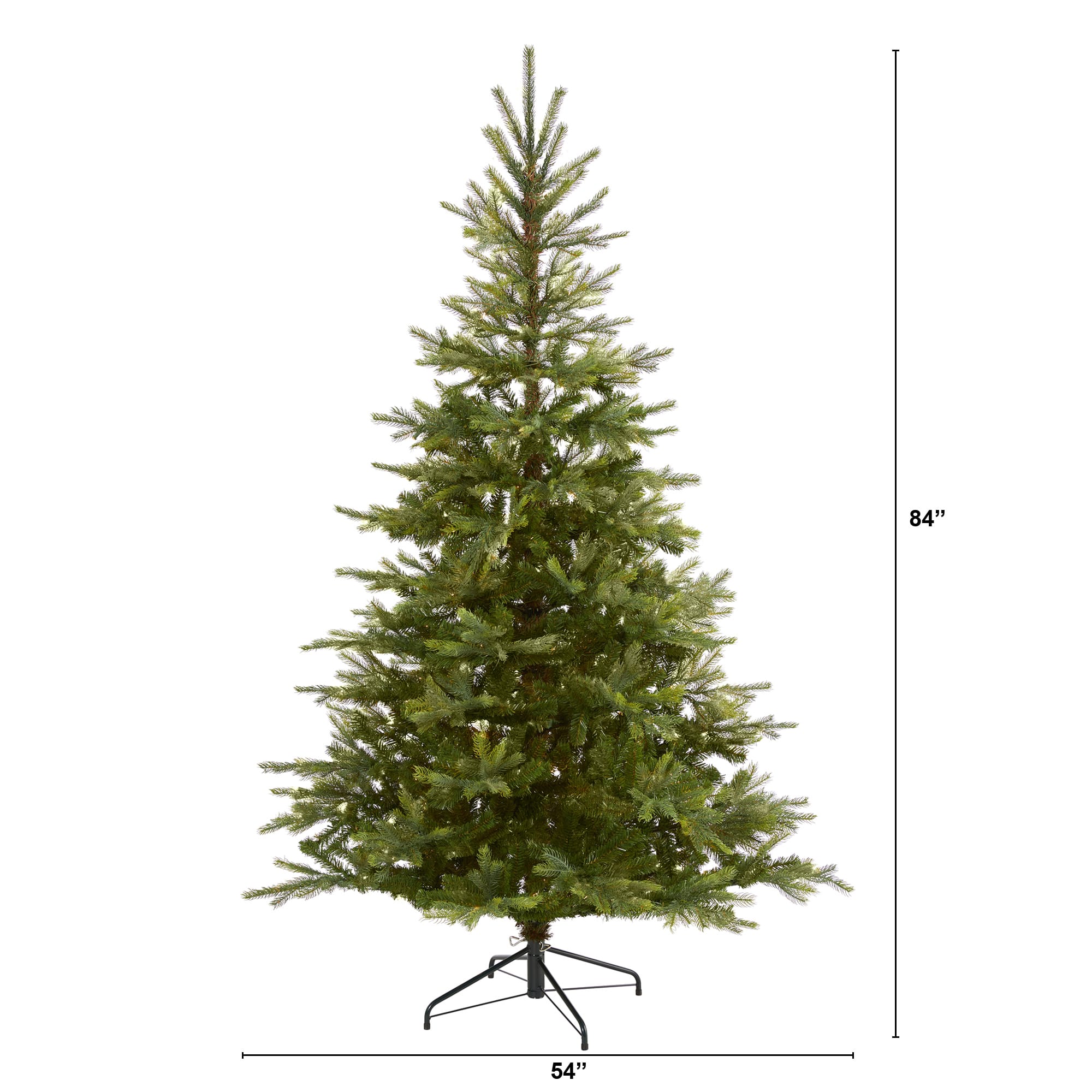 7ft. Unlit North Carolina Spruce Artificial Christmas Tree