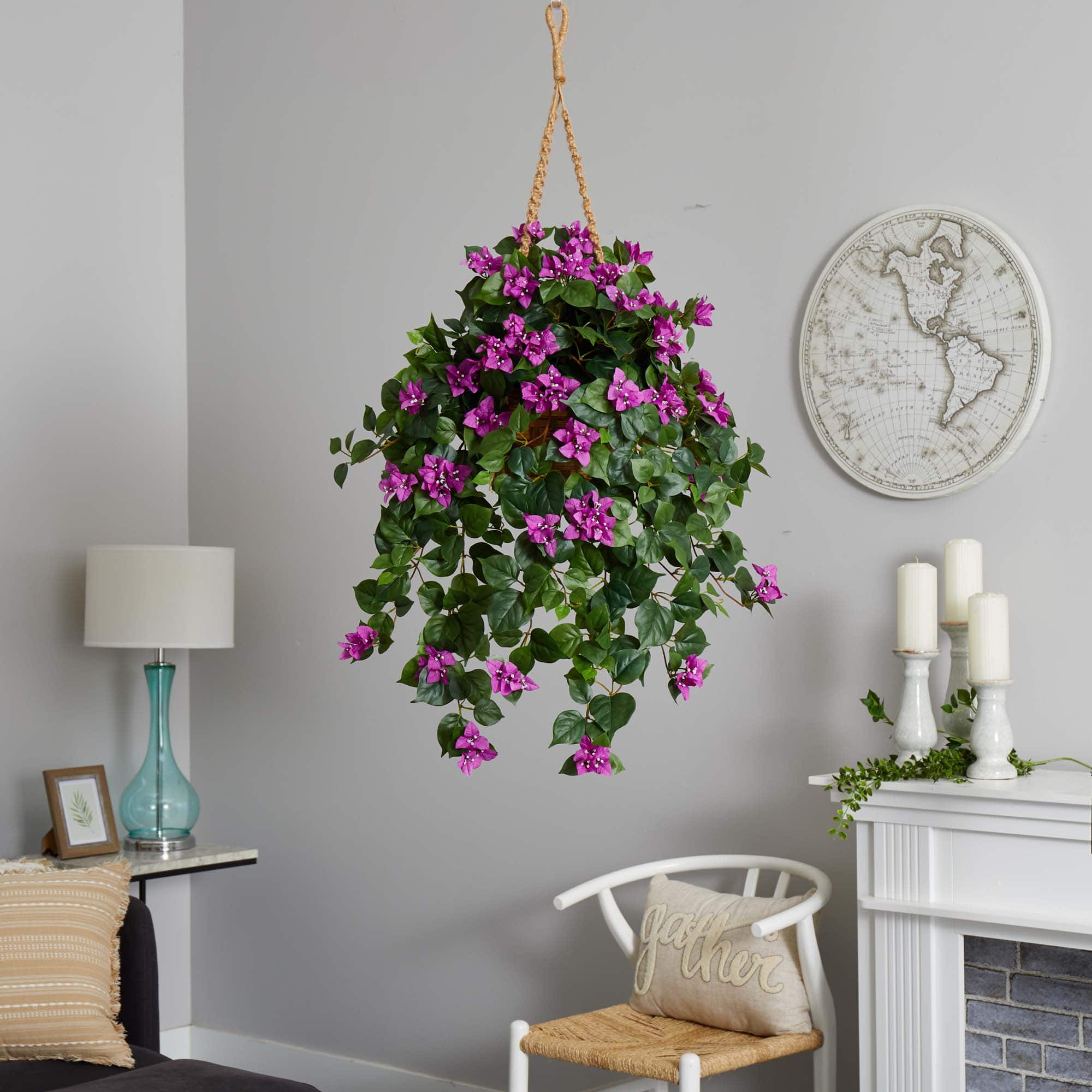 2.5ft. Bougainvillea in Woven Planter