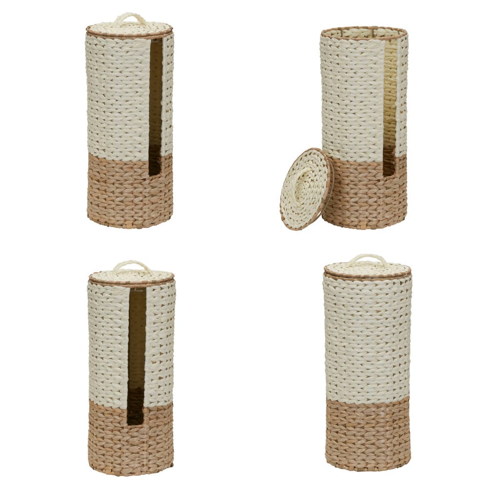Household Essentials Wicker Bathroom Accessories Set