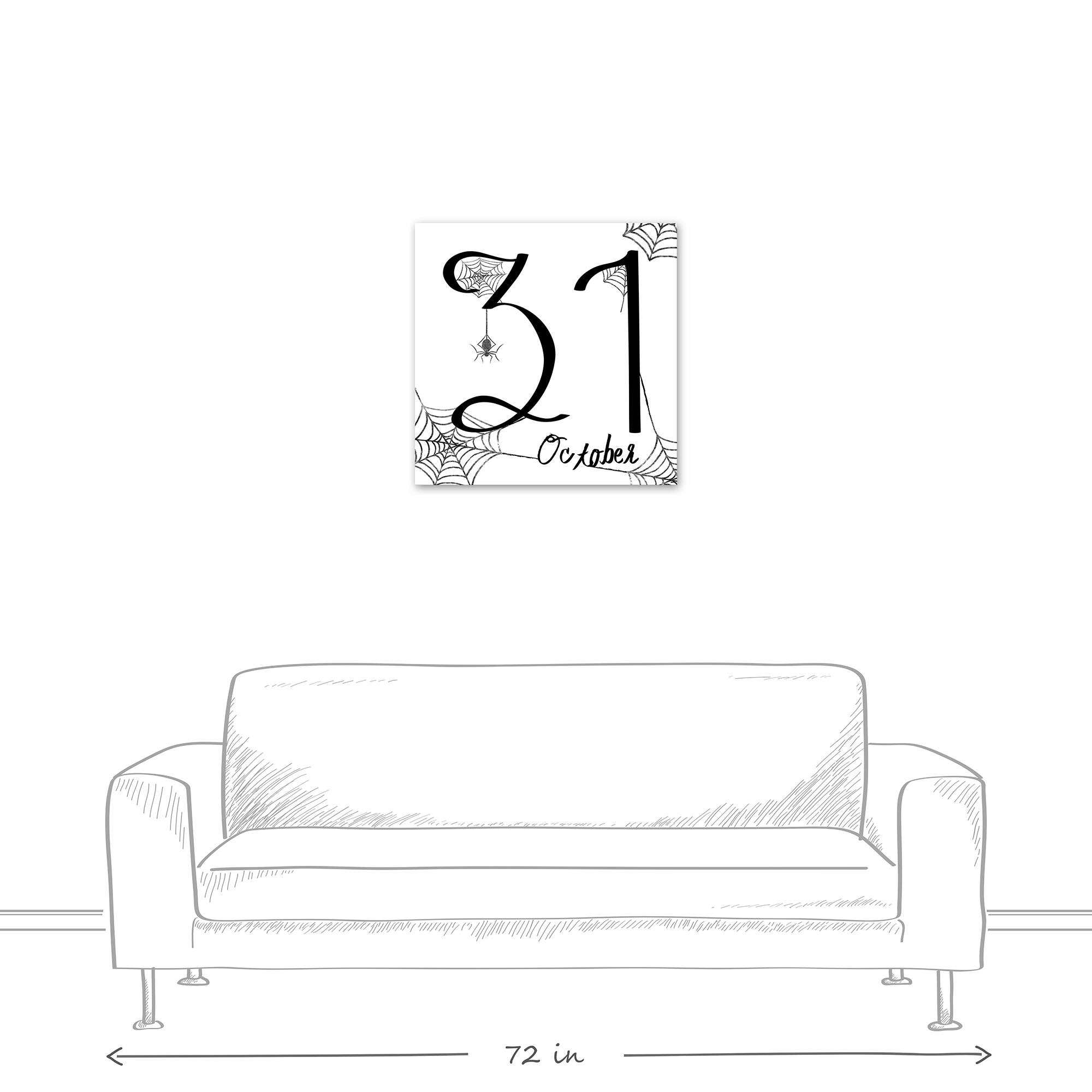 October 31 24" x 24" Canvas Wall Art