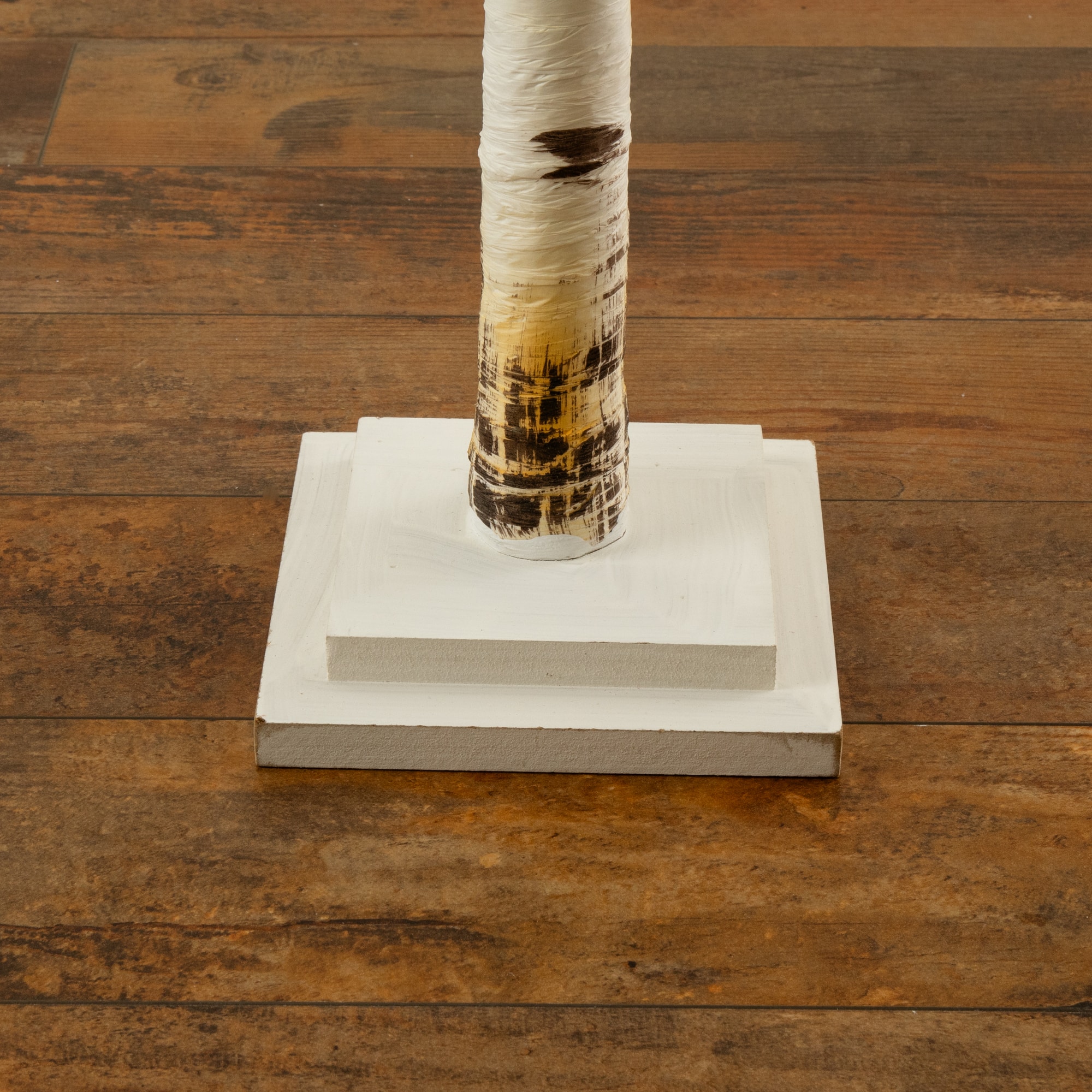 4ft. Pre-Lit Birch Artificial Christmas Tree, Warm White LED Lights