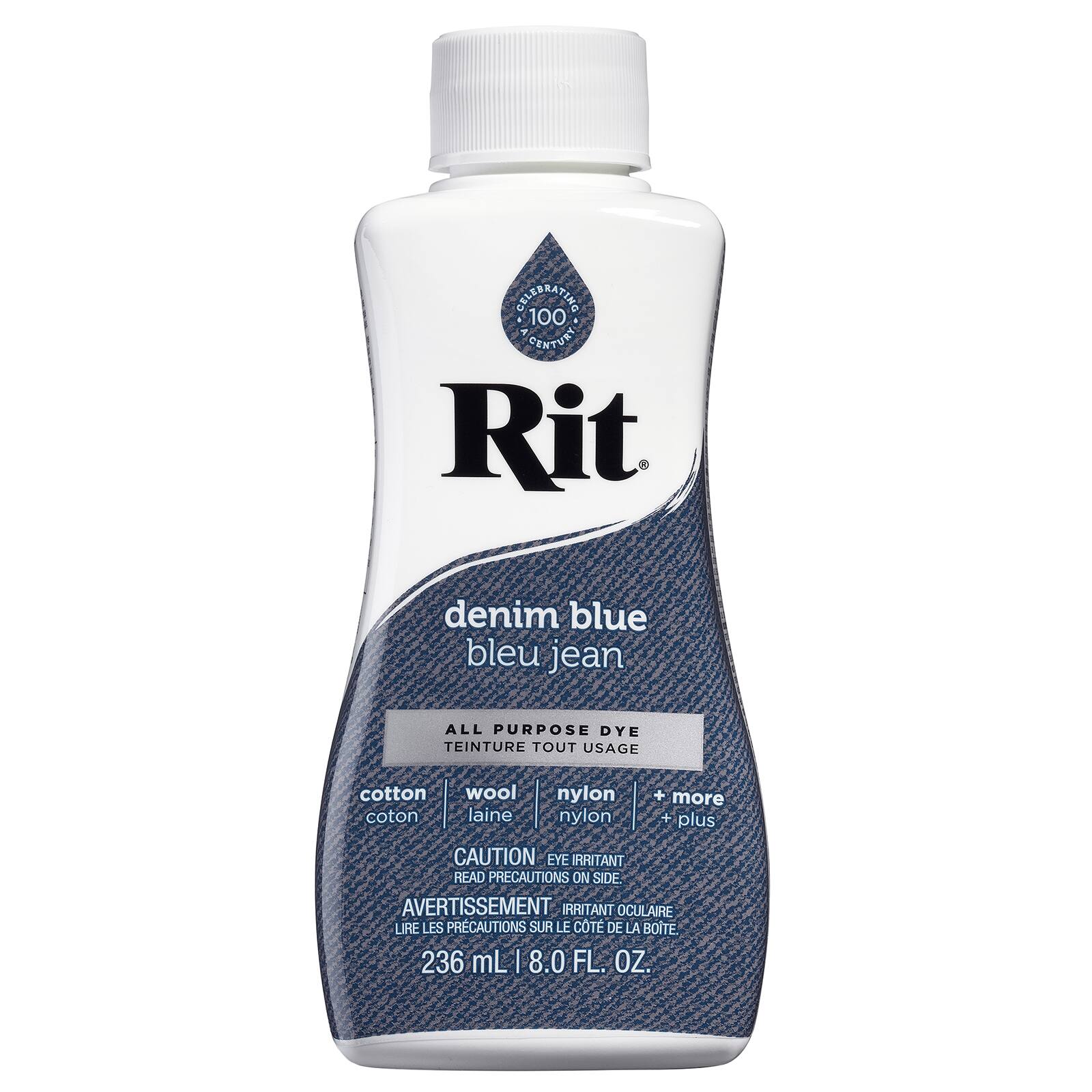 Rit® All Purpose Liquid Dye, Color: Denim Blue