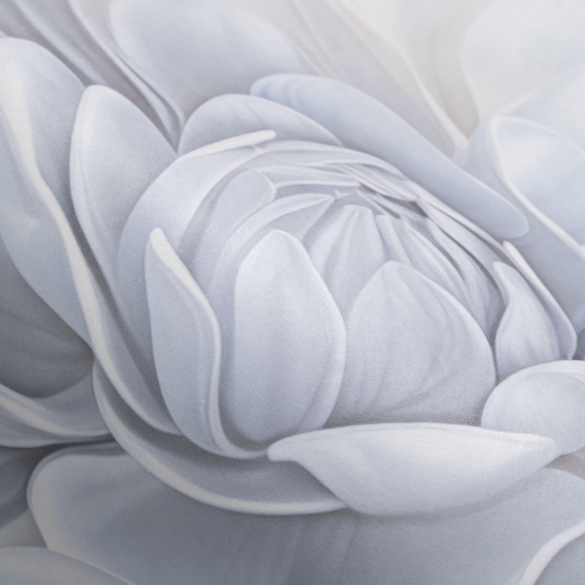 Designs Direct Pale Floral Beauty Gray Wall Mural
