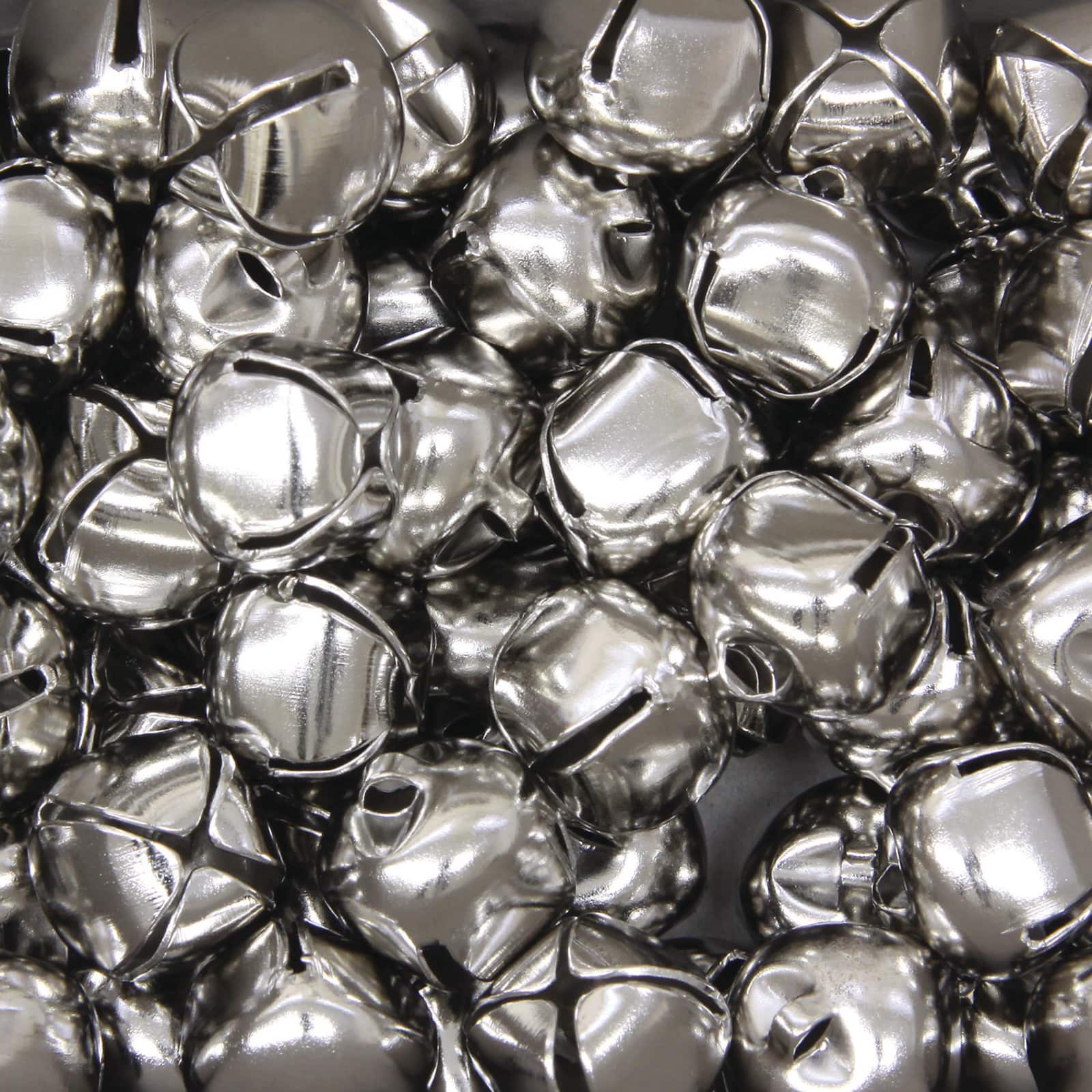 Creativity Street® 5/8" Silver Jingle Bells, 3 Packs of 72