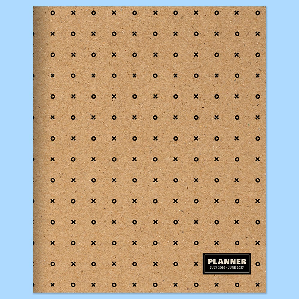 TF Publishing Medium 2026-27 Kraft Dot Monthly Planner