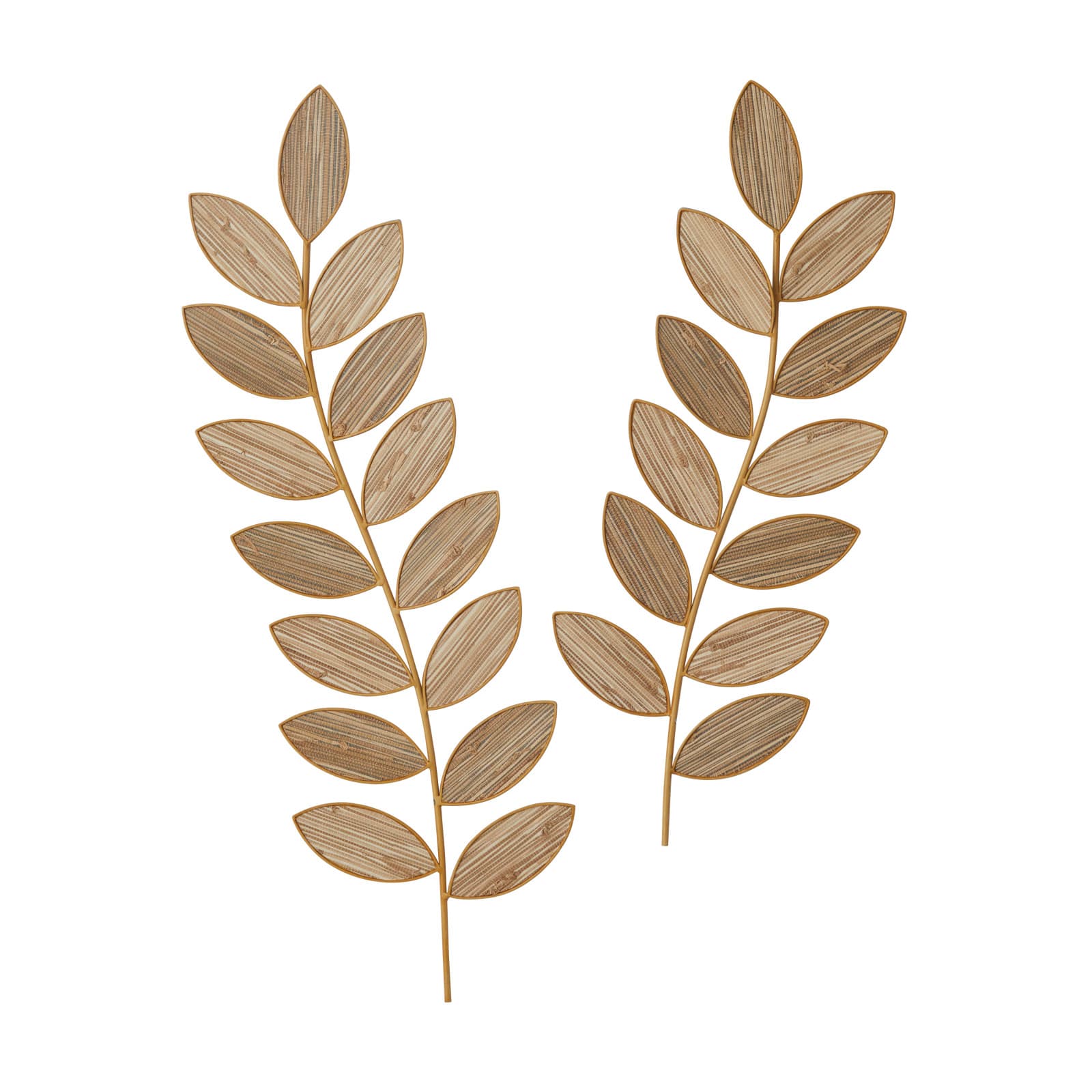 Brown Metal Coastal Wall Decor, Set of 2 36", 30" 