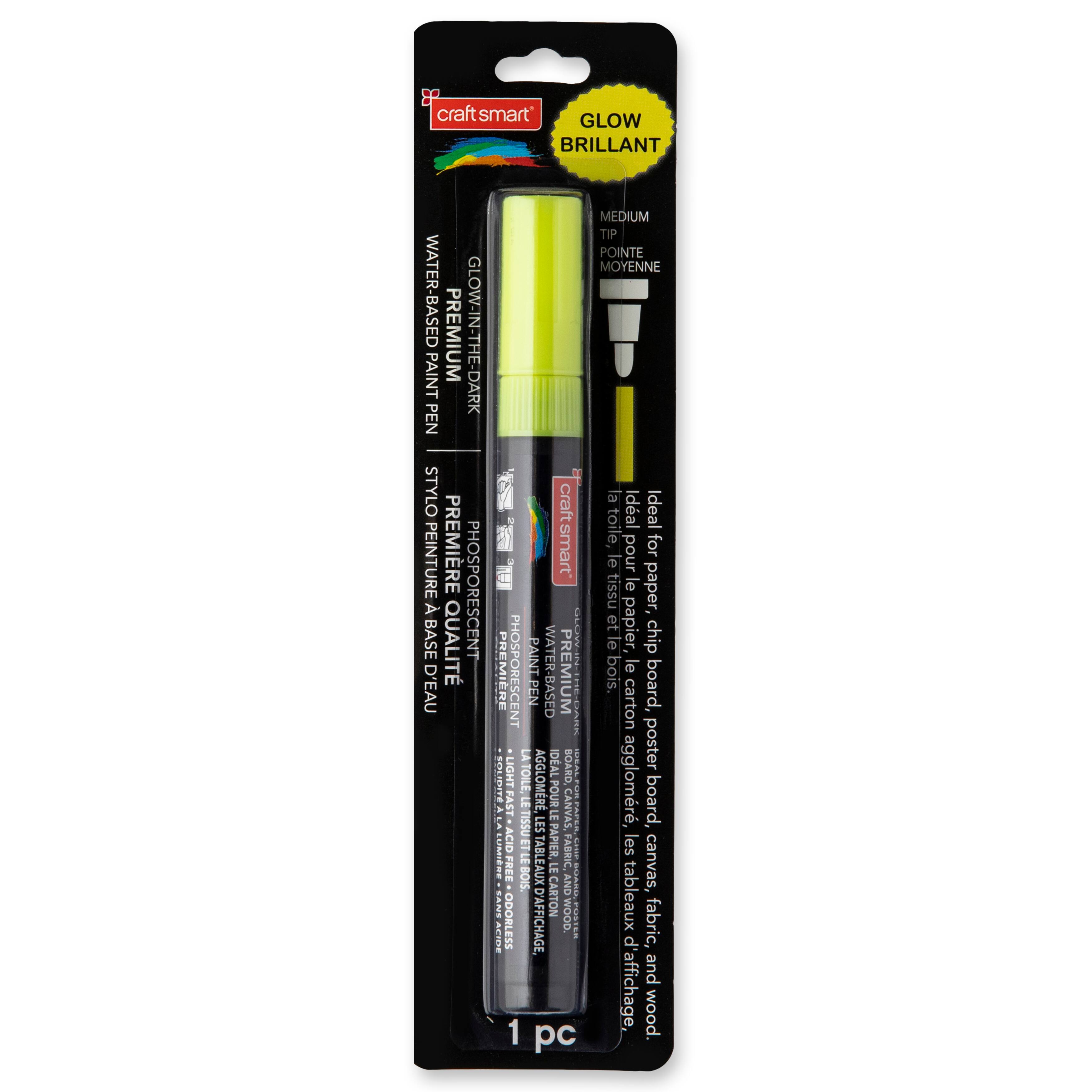 Premium Medium Tip Glow-in-the-Dark Water-Based Paint Pen by Craft Smart®