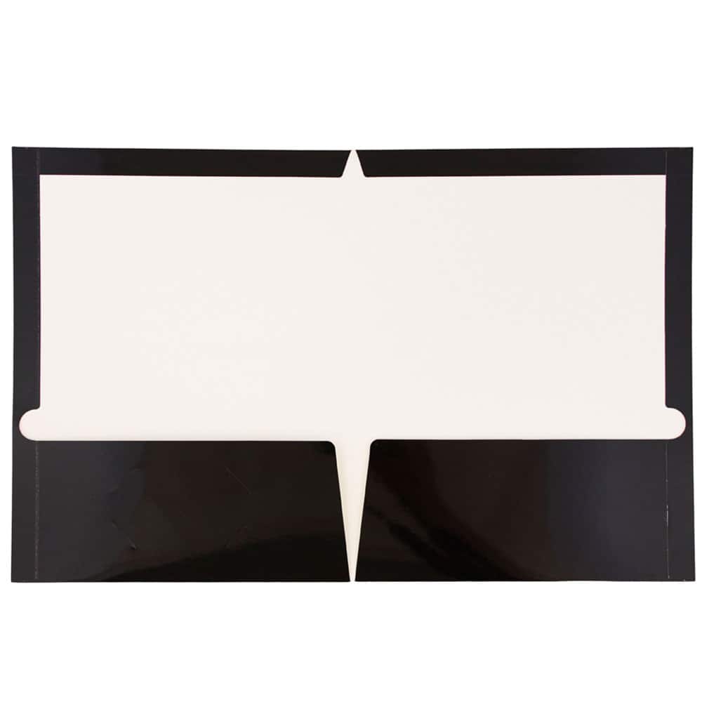 JAM Paper Laminated 2-Pocket Glossy Folders, 6ct.