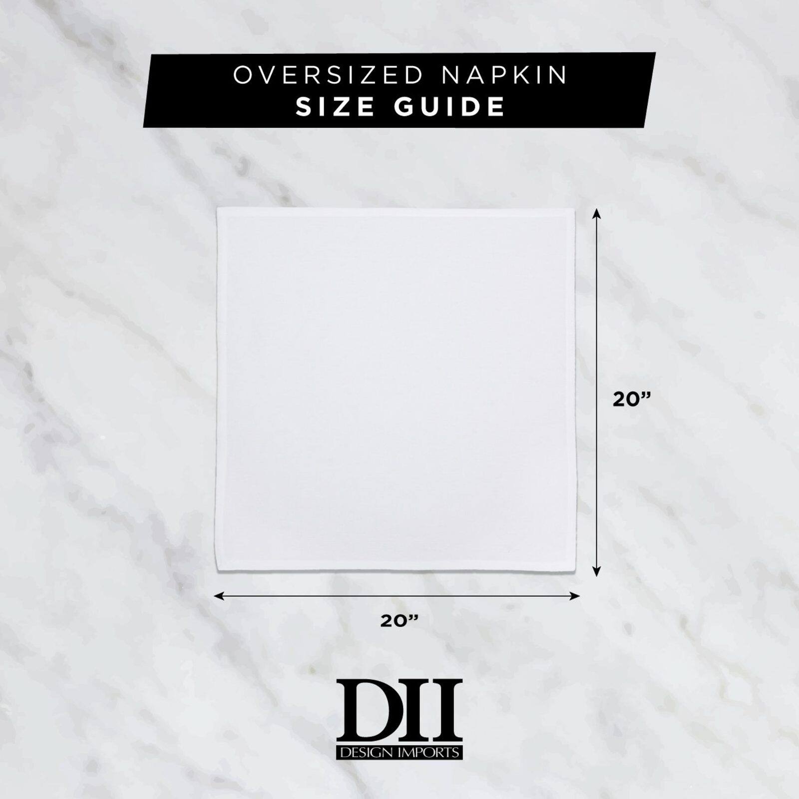 DII® Red & White Checkers Napkin, 6ct.