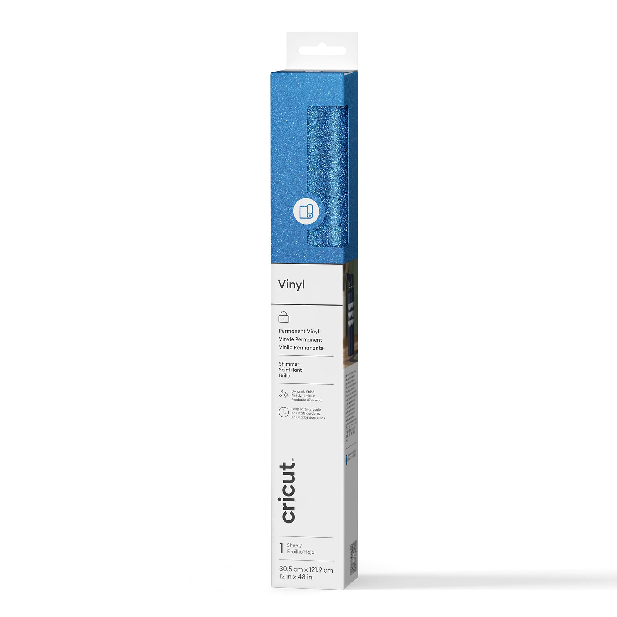 Cricut® Premium Vinyl™ Shimmer, 12" x 48" in Blue | Michaels®