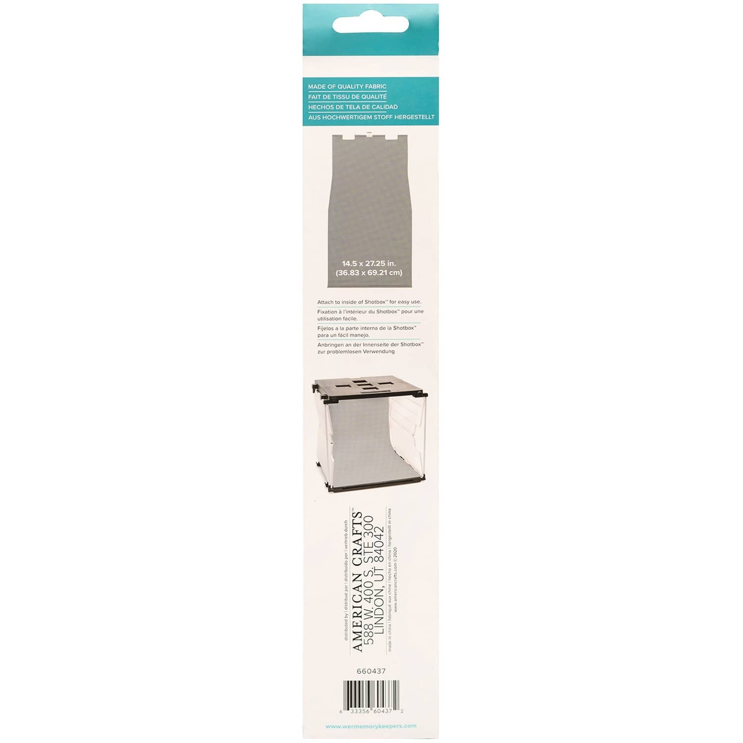 We R Memory Keepers® ShotBox Background Infinity Backdrop, 2ct.