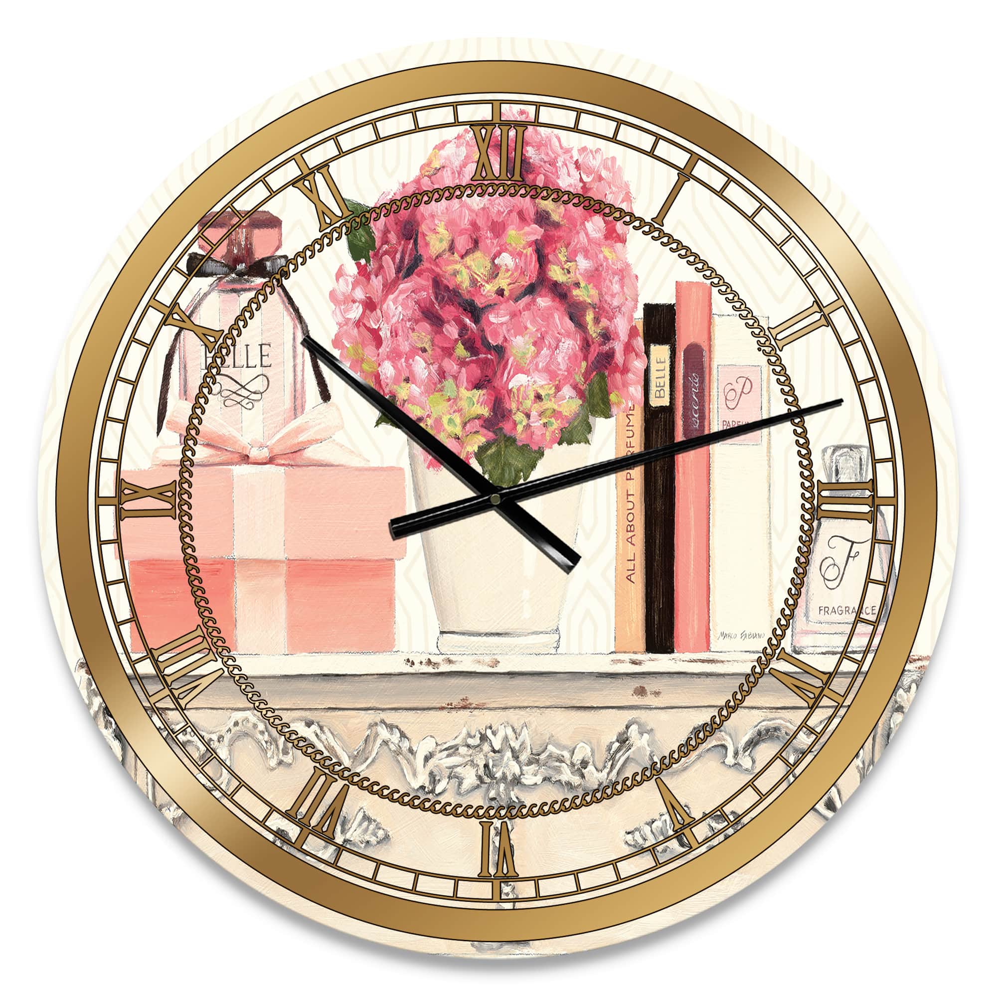 Designart Chic Glam Closet IV Glam Wall Clock