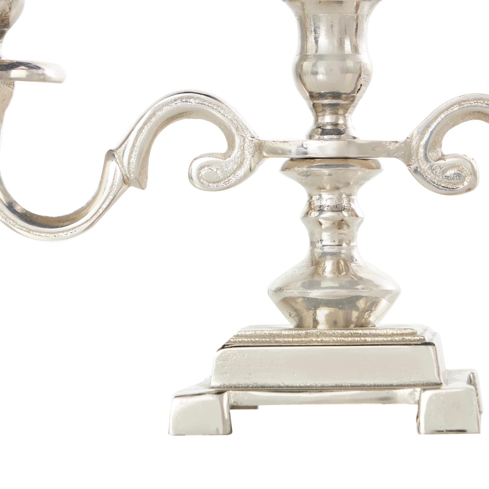Aluminum Scrolled Candelabra