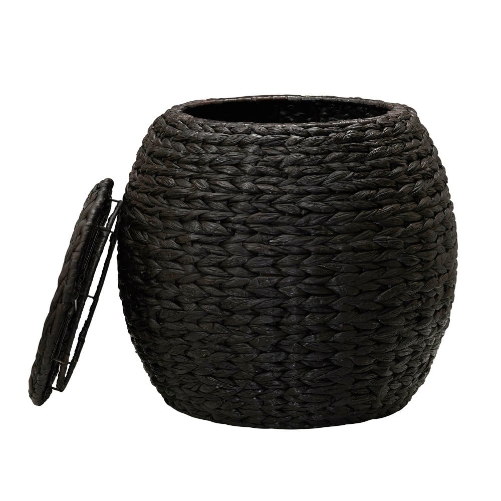 Household Essentials 19" Woven Hyacinth Storage End Table
