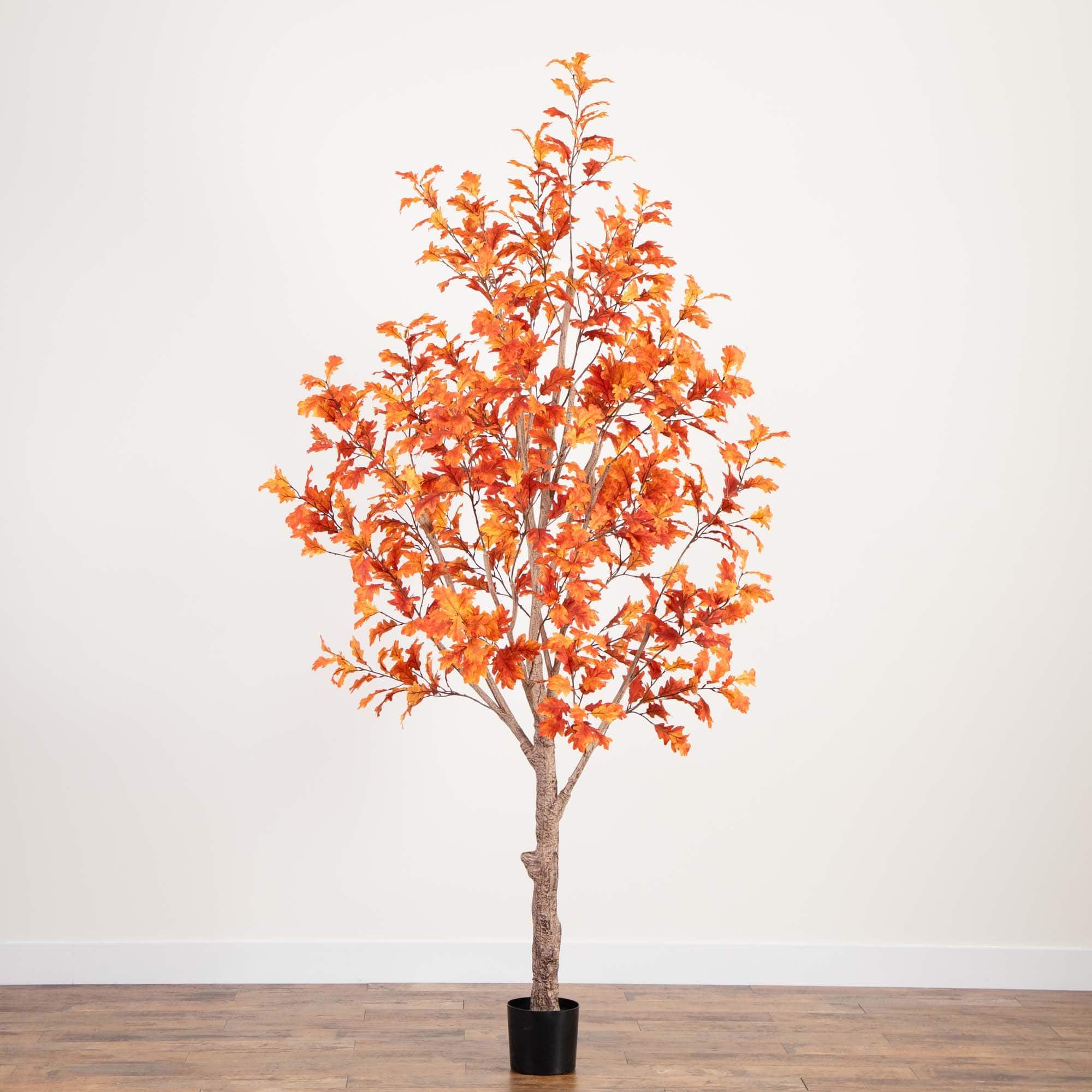 9ft. Potted Artificial Autumn Oak Tree